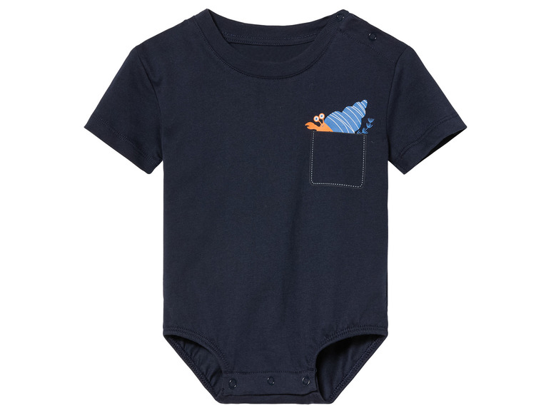 lupilu Baby T-shirt (50/56, Marineblauw)