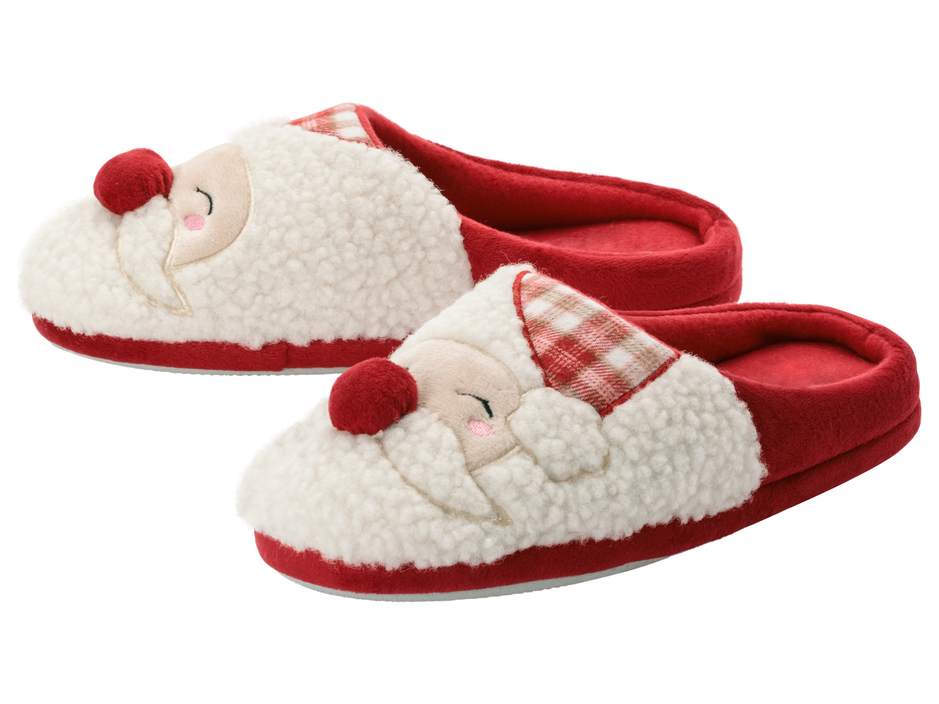 esmara Dames kerstpantoffels (38/39, Rood)