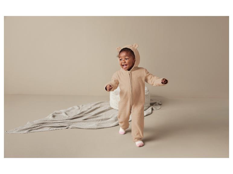 Ga naar volledige schermweergave: lupilu® Baby fleece overall - afbeelding 3