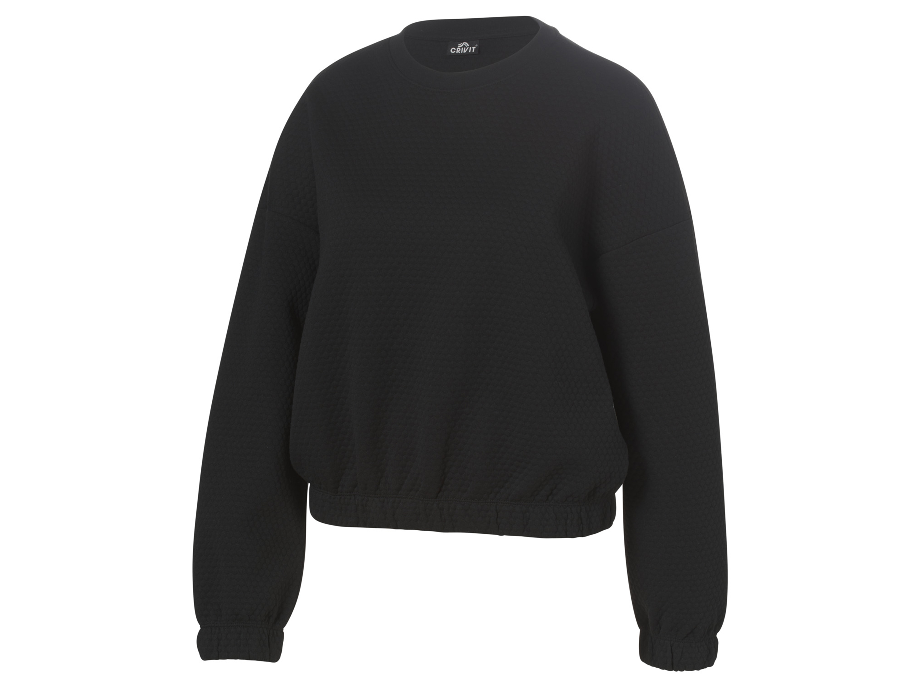 CRIVIT Dames sweater (S (36-38), Structuur zwart)