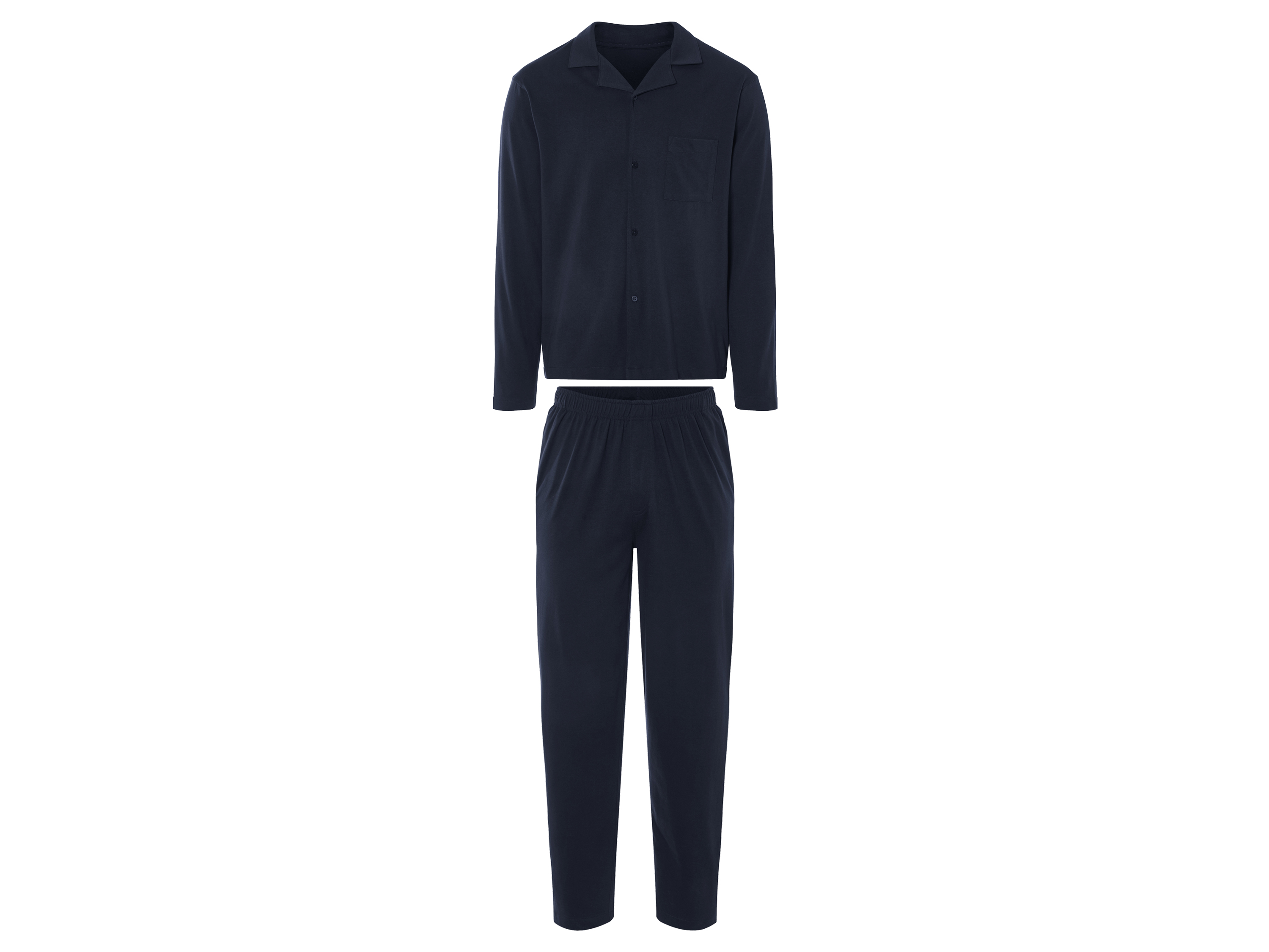 LIVERGY Heren pyjama (XL (56/58), Blauw)