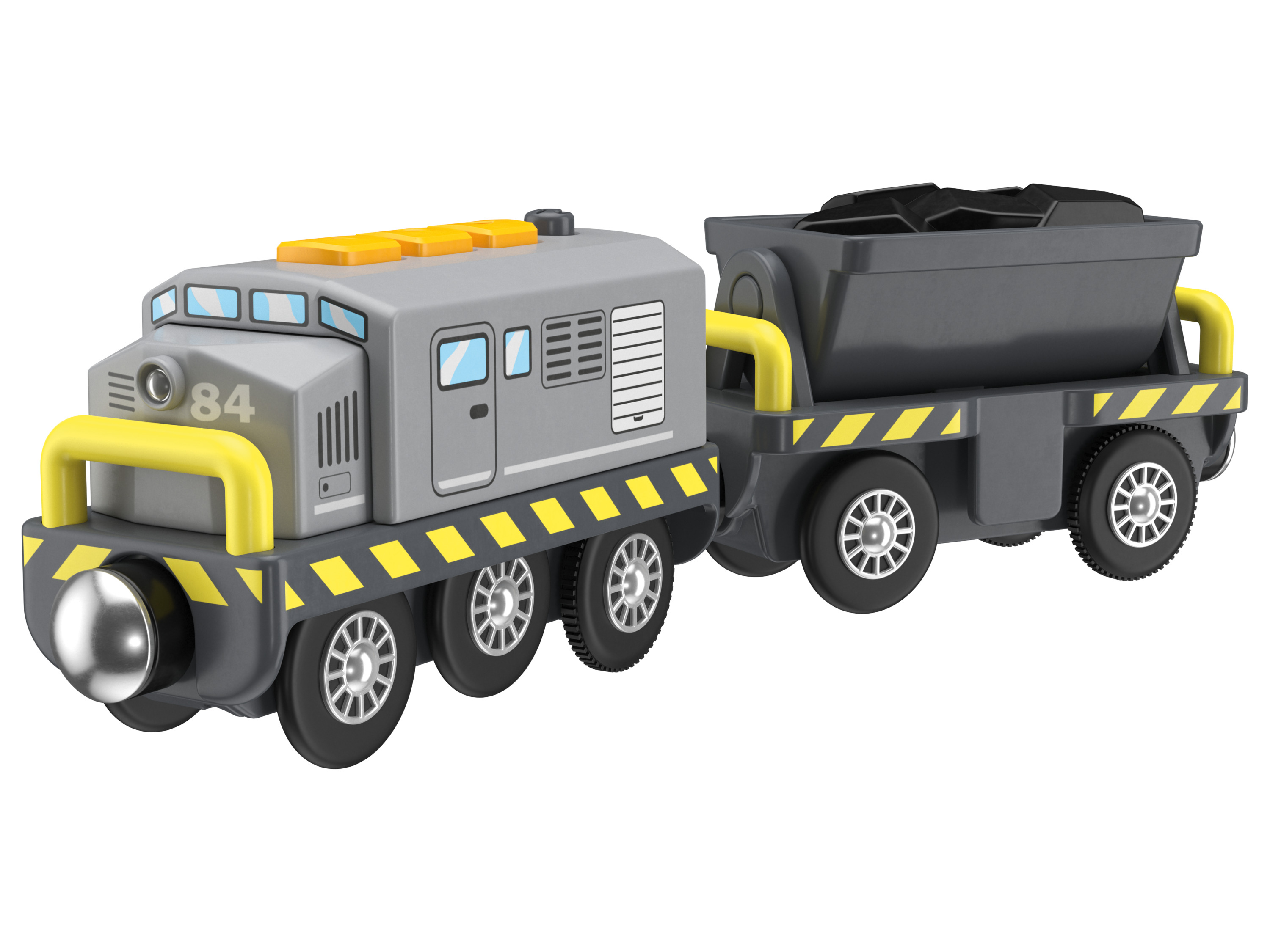 Playtive Elektrische treinset (Diesellocomotief met aanhanger)