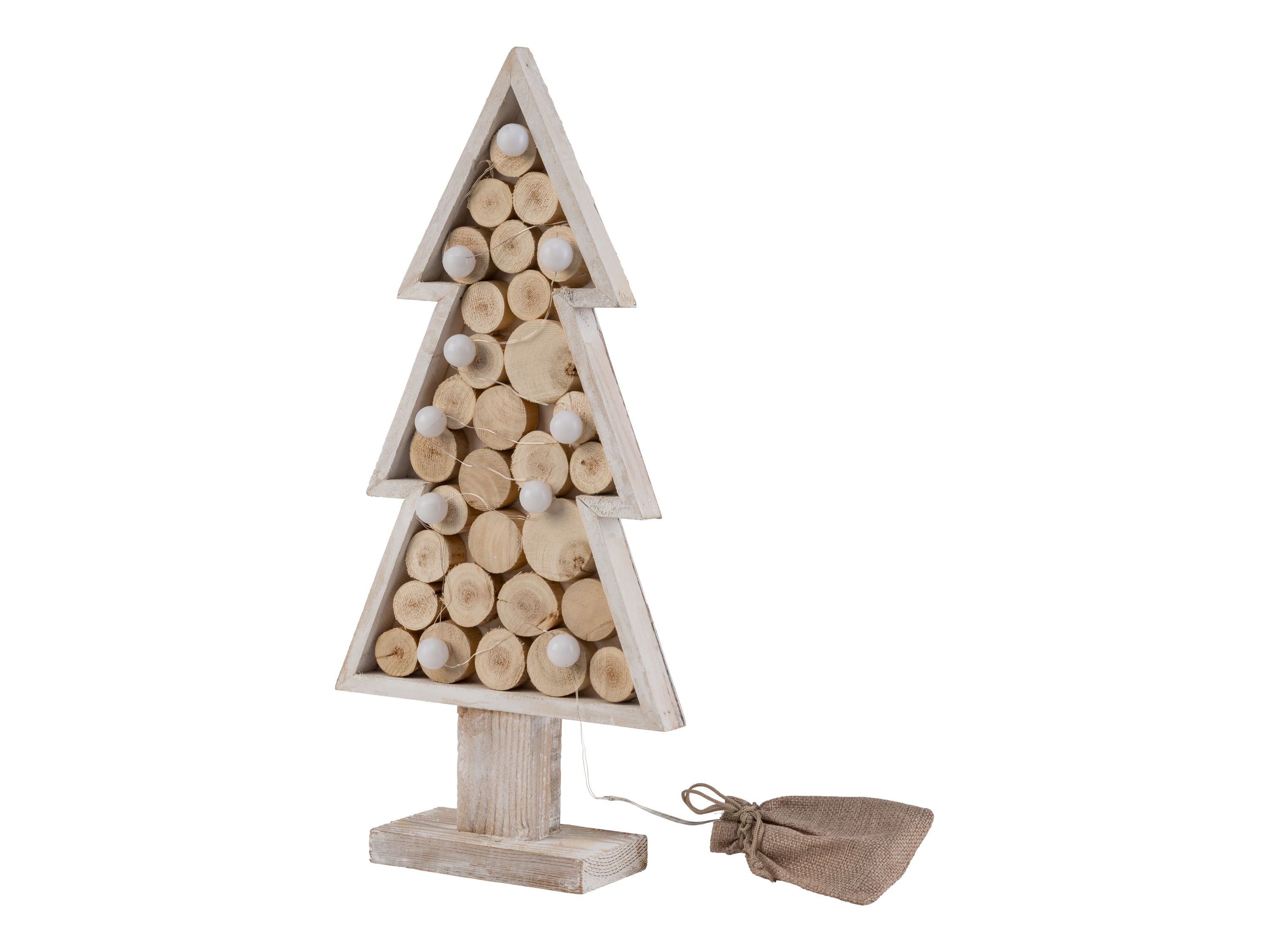 LIVARNO home LED-houten decoratie (Kerstboom)