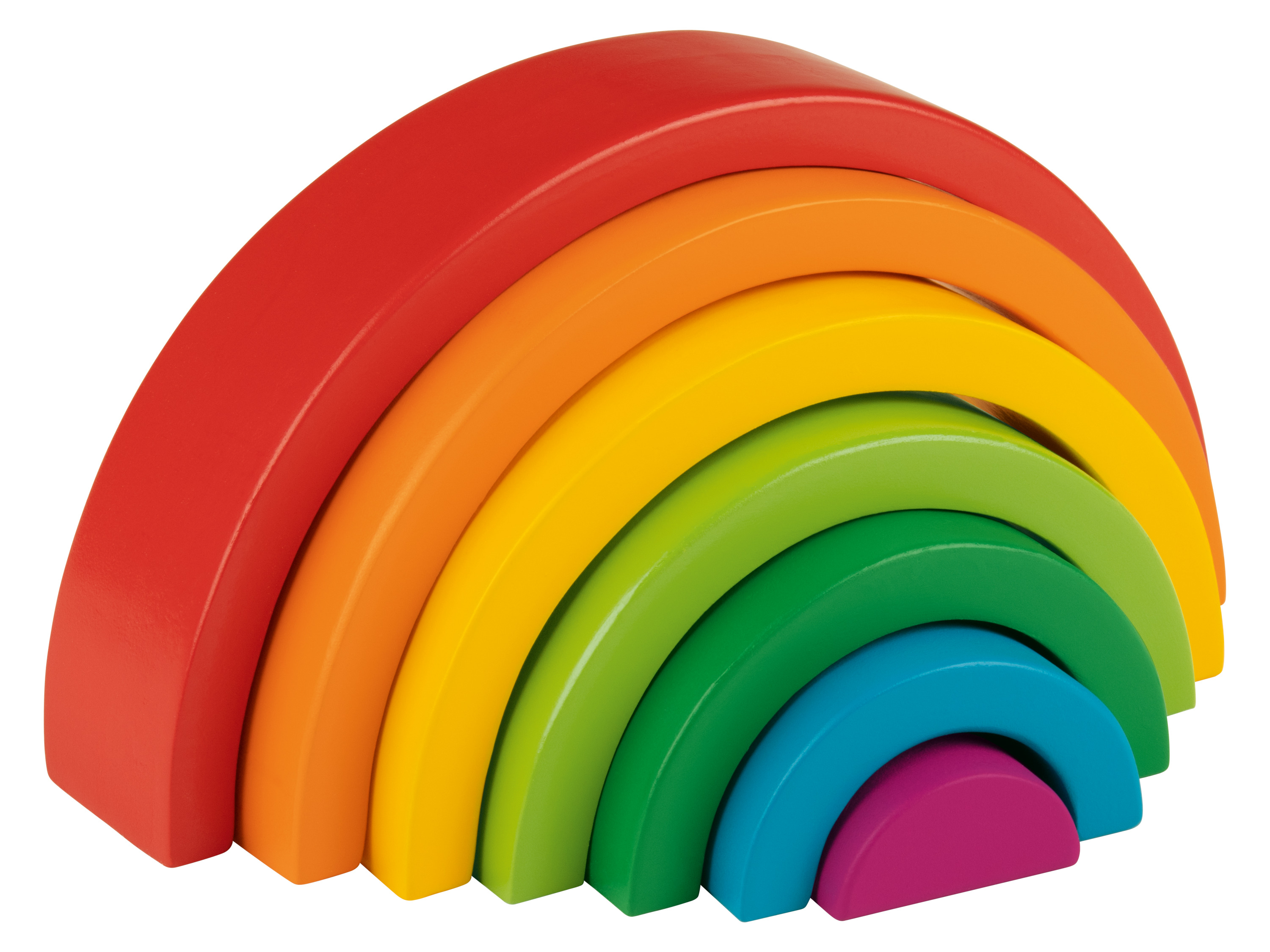 Playtive Houten Montessori vormen (Houten regenboog)