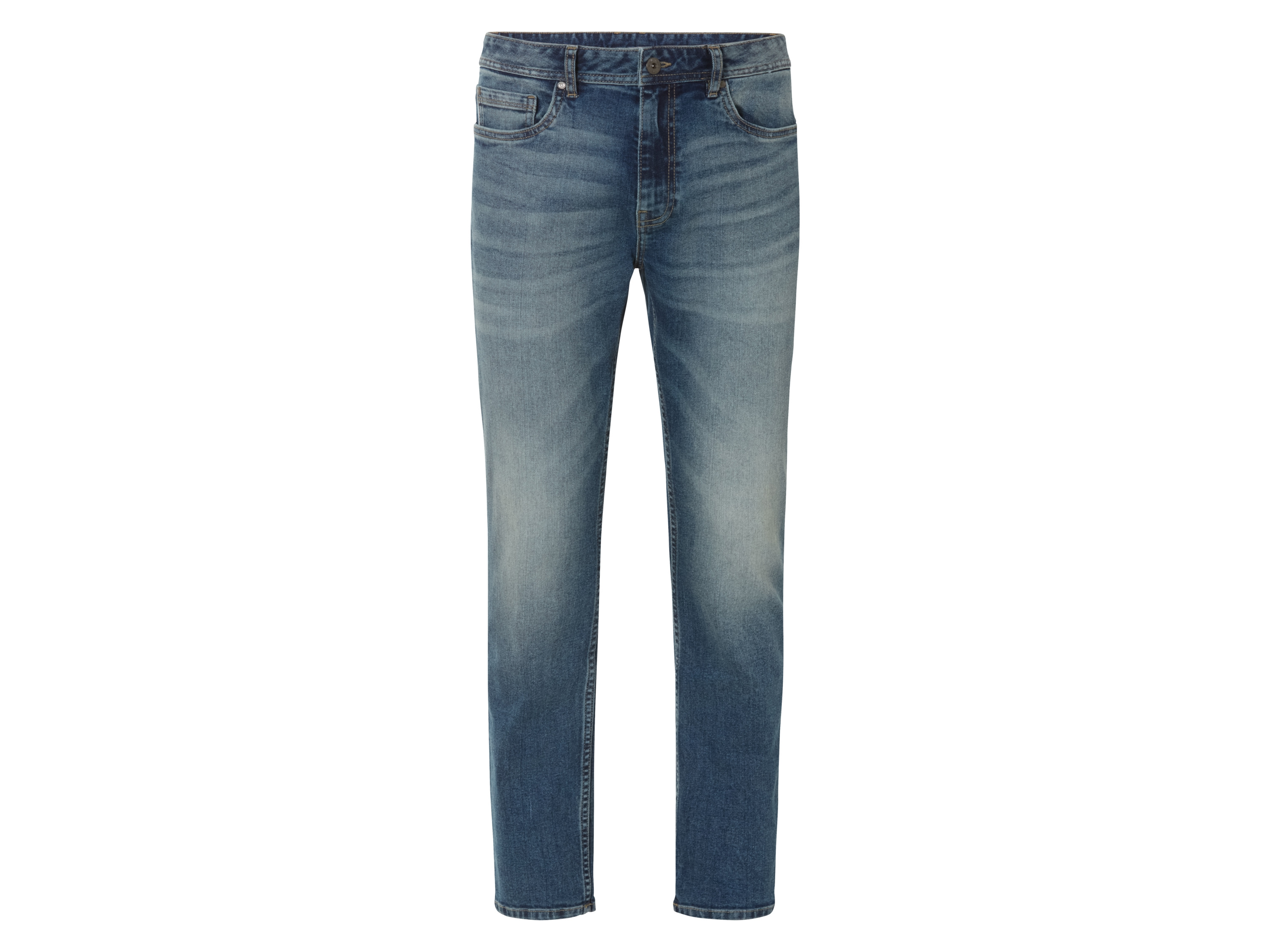 LIVERGY Heren jeans - Slim Fit (48 (32/32), Lichtblauw)