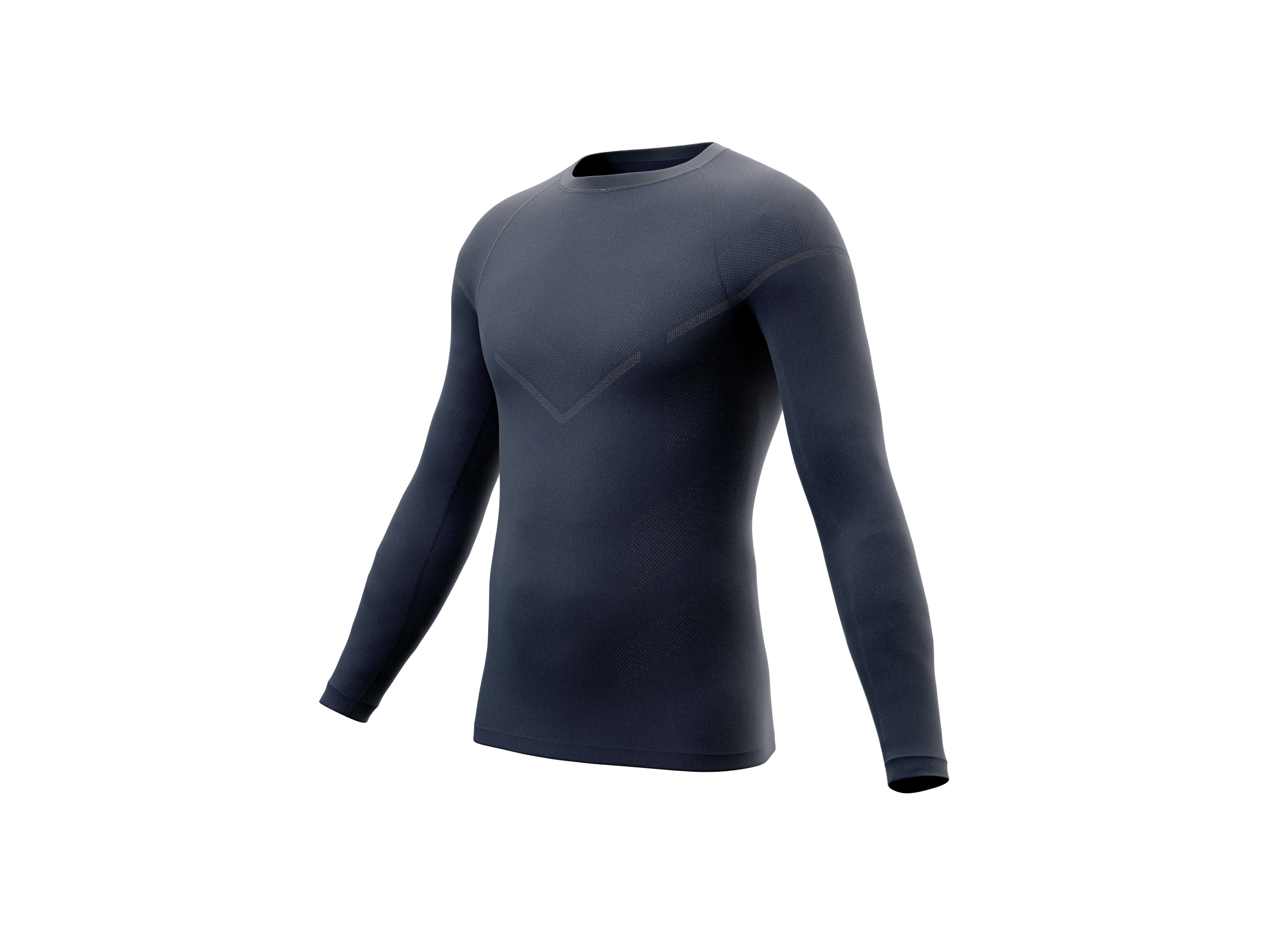 CRIVIT Heren thermoshirt (L, Marineblauw)