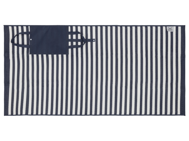 SANSIBAR Strandmat, opvouwbaar, 90 x 180 cm (Marineblauw)