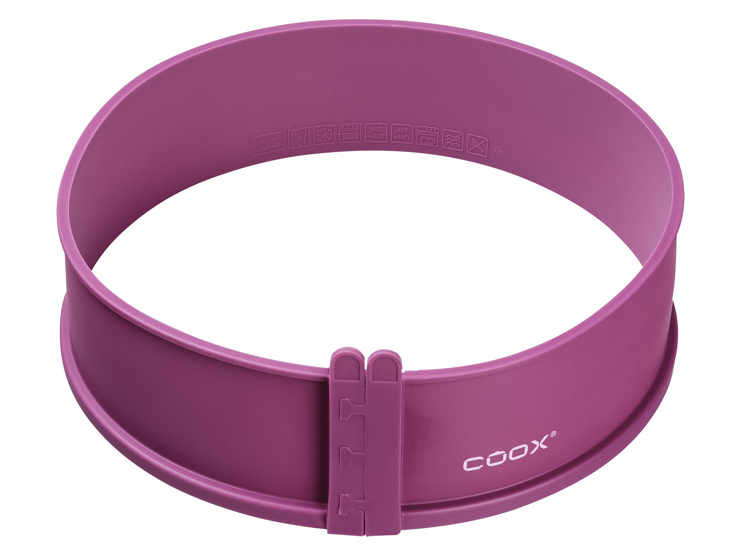 Coox Siliconen springvorm (26cm lila)