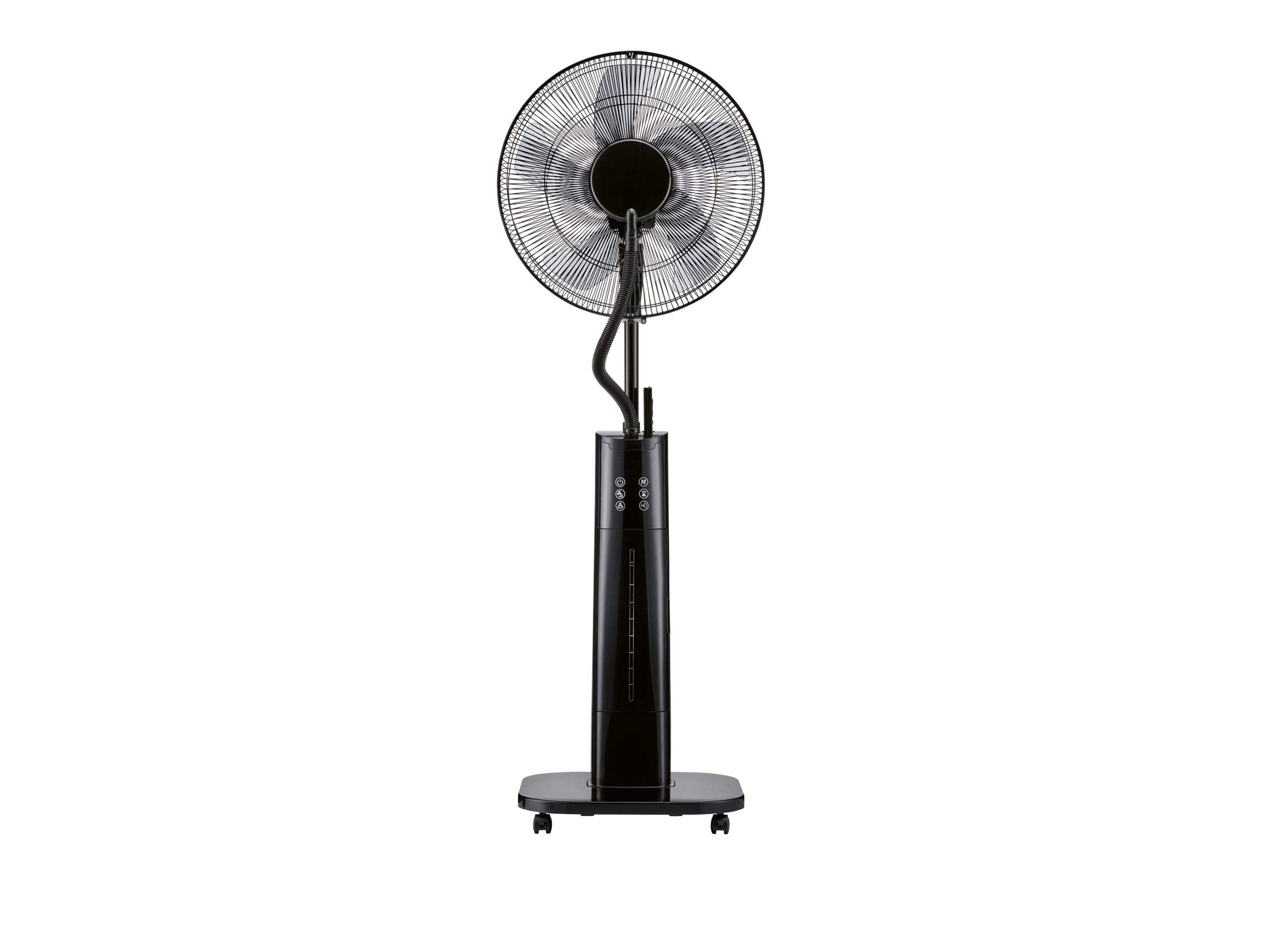 Standventilator met sproeinevelfunctie