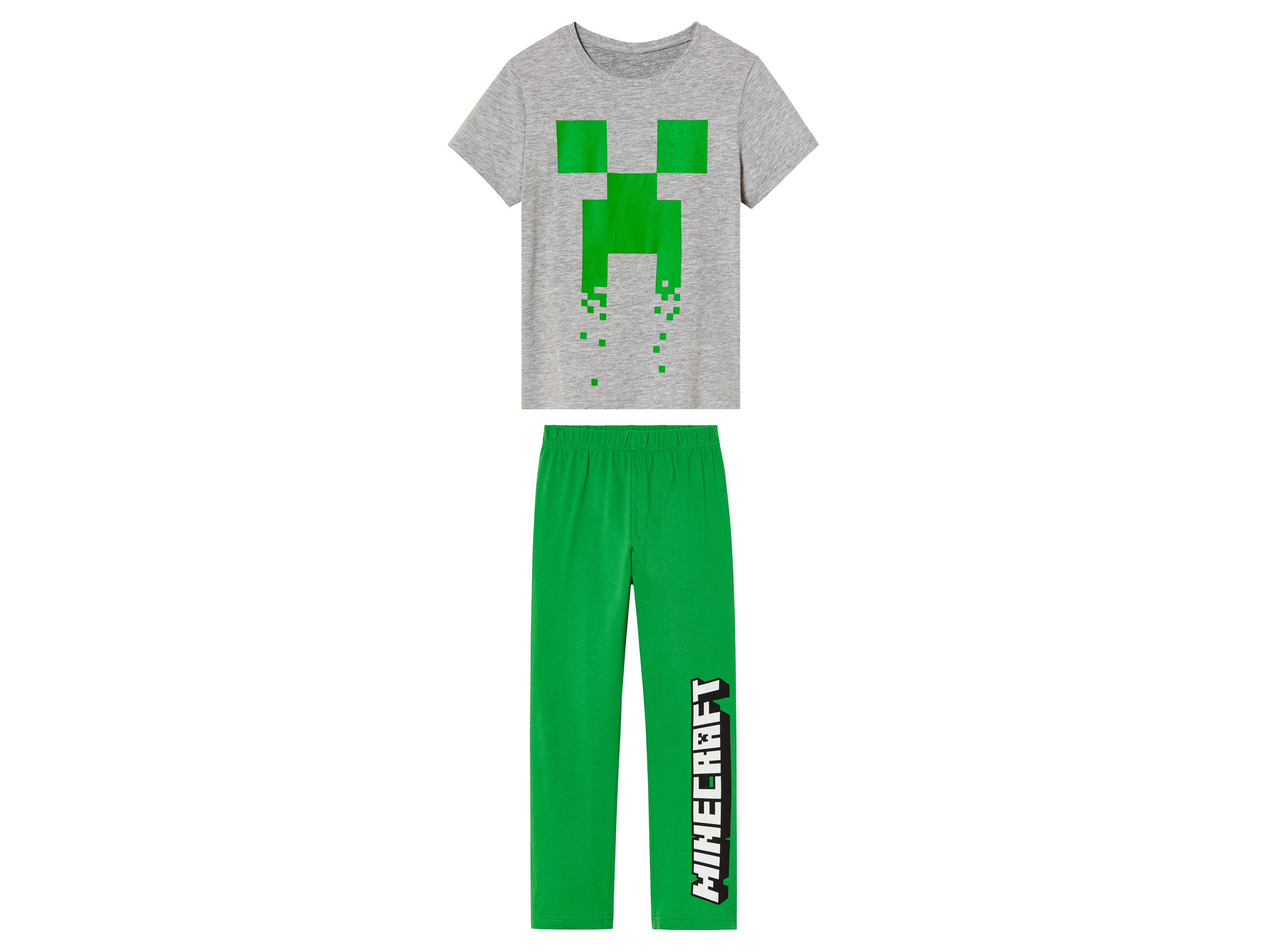 Minecraft Kinderen pyjama (110/116, Navy chambray)