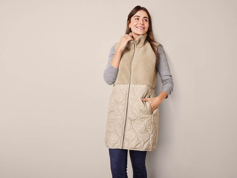 Ga naar volledige schermweergave: esmara® Dames lang vest - afbeelding 3