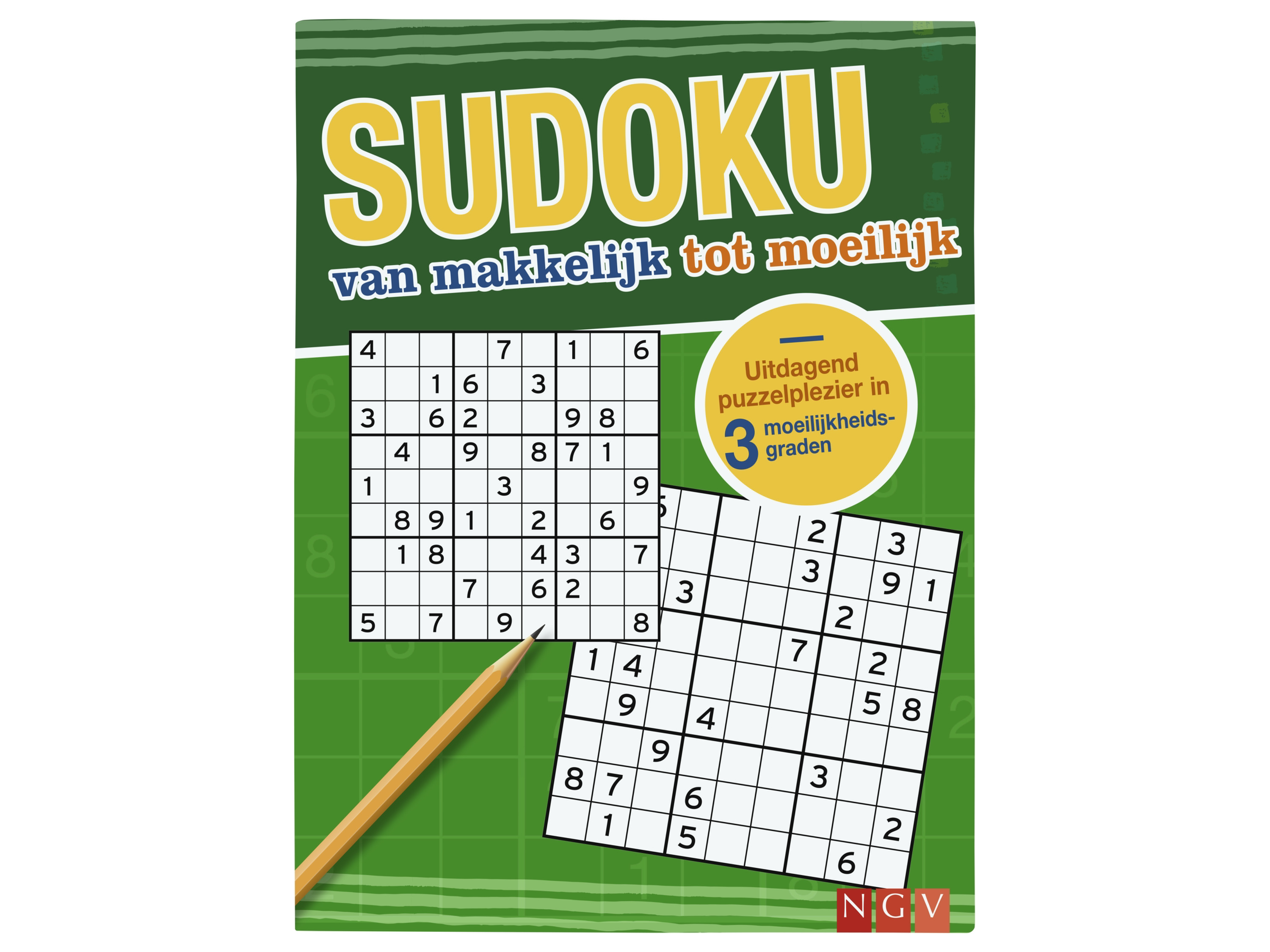 Puzzelboekje (Sudoku van eenvoudig tot moeilijk)