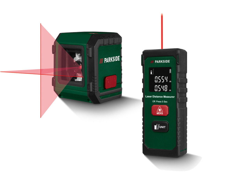 Ga naar volledige schermweergave: PARKSIDE® Kruislijnlaser of laserafstandsmeter - afbeelding 1