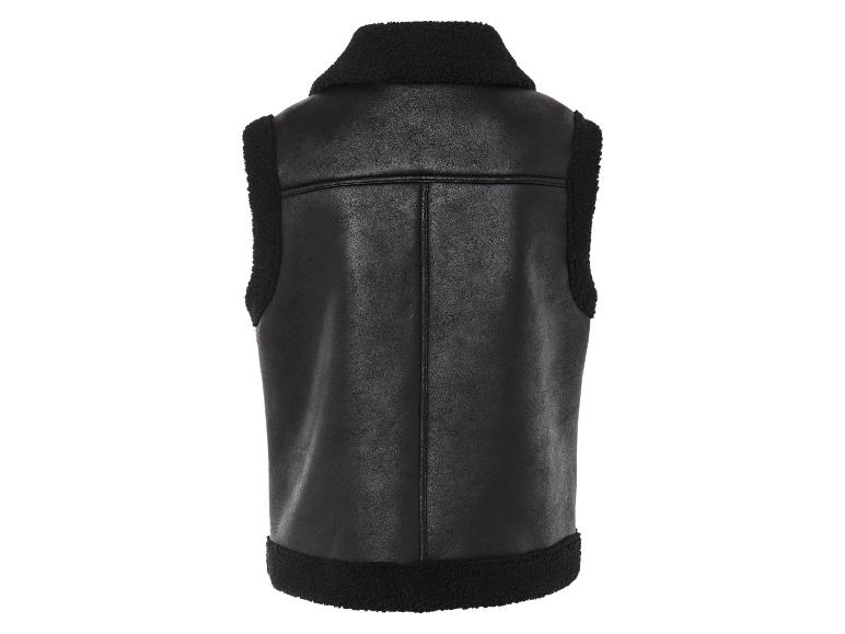 Ga naar volledige schermweergave: esmara® Dames bikervest met imitatiebont - afbeelding 10