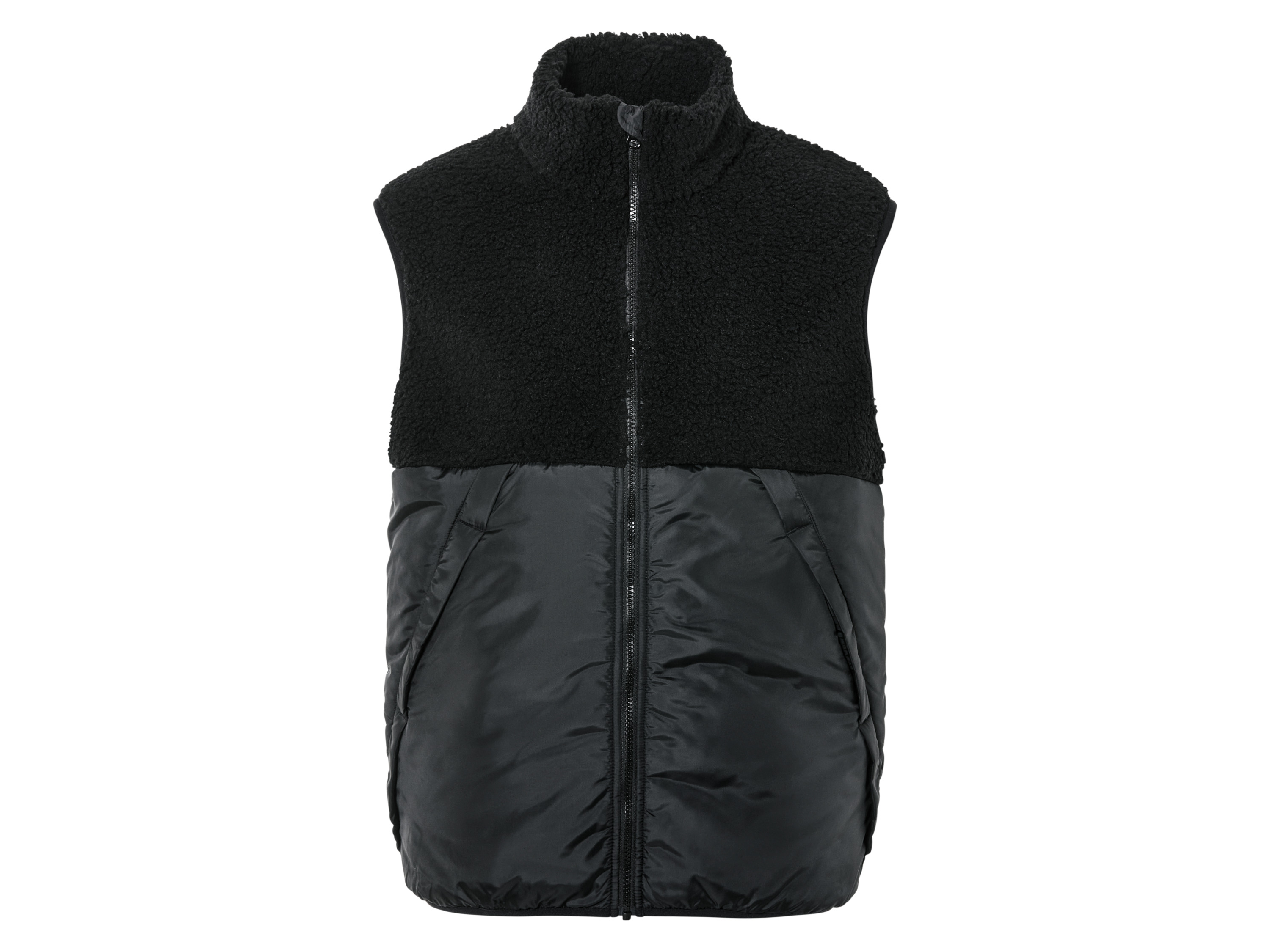 LIVERGY Heren teddy bodywarmer (L (52/54), Zwart)