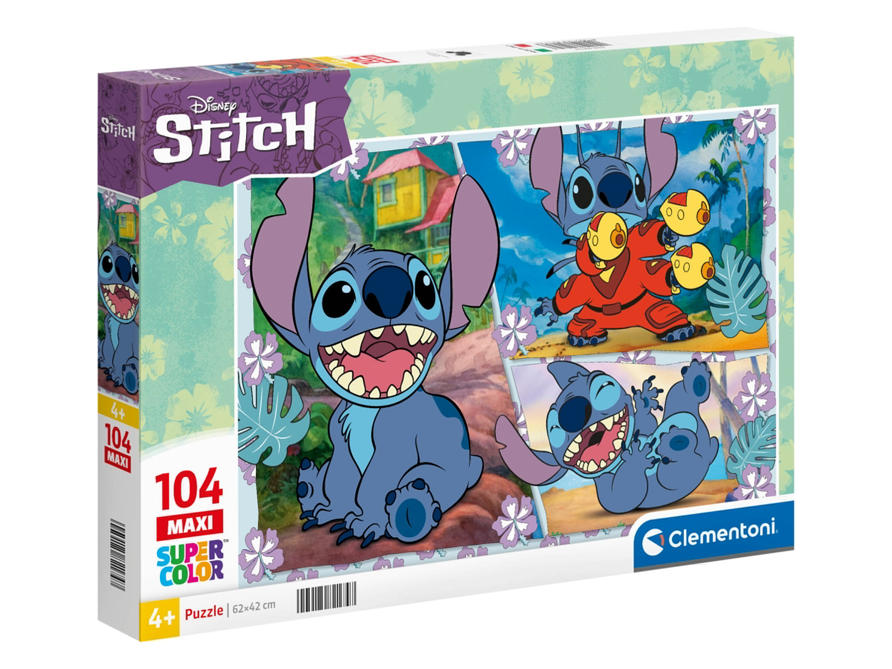 Clementoni Puzzel (Stitch maxipuzzel 104 stukjes)