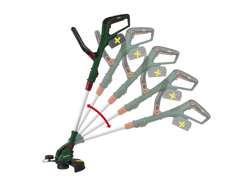 Ga naar volledige schermweergave: PARKSIDE® Accu-grastrimmer 20V zonder accu - afbeelding 10