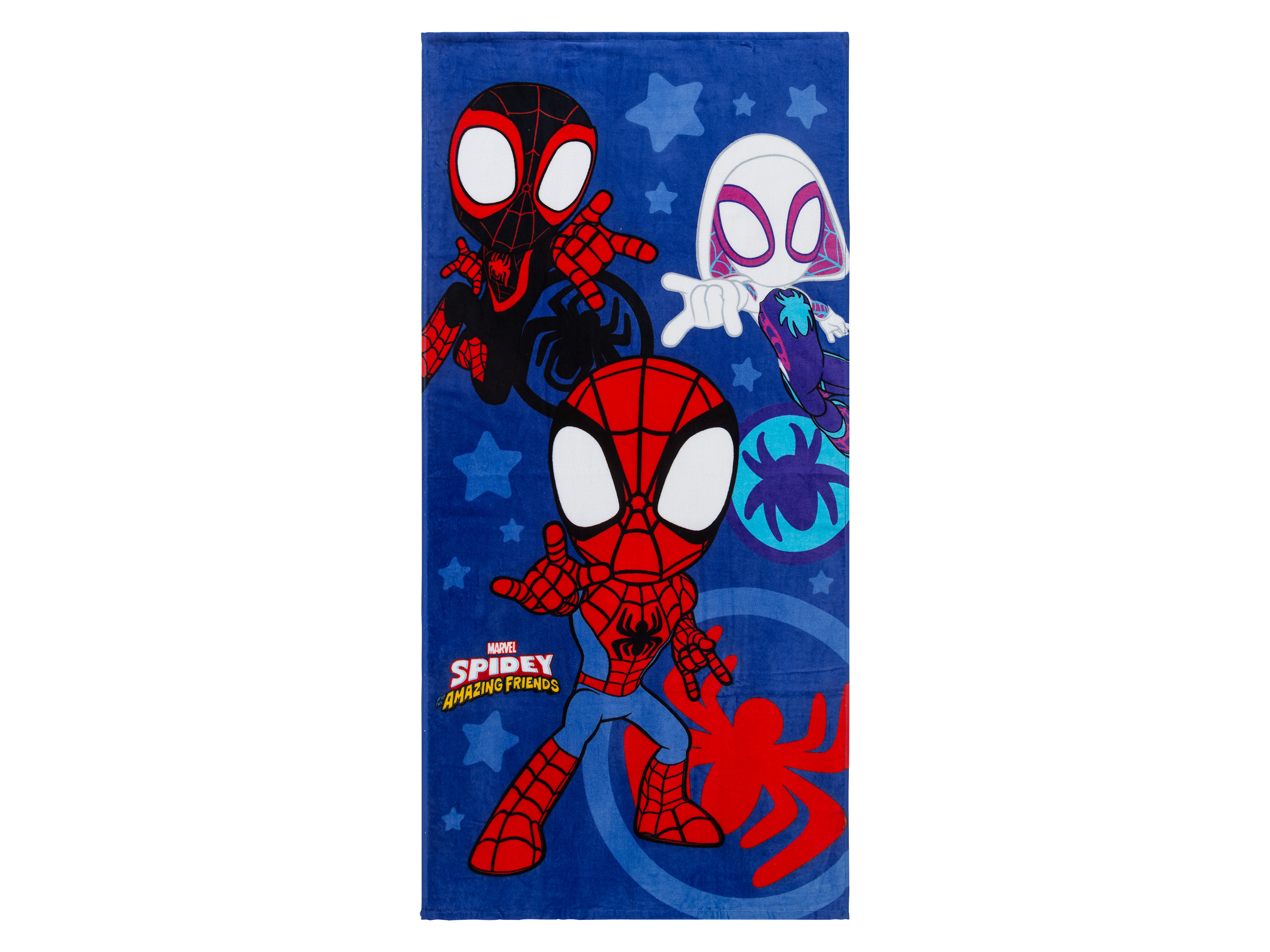 Kinder strandhanddoek 75 x 150 cm (Spiderman and Friends)
