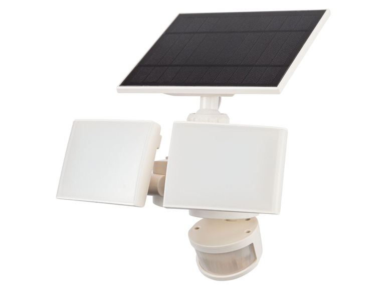 LIVARNO home LED-solar buitenschijnwerper (Wit)