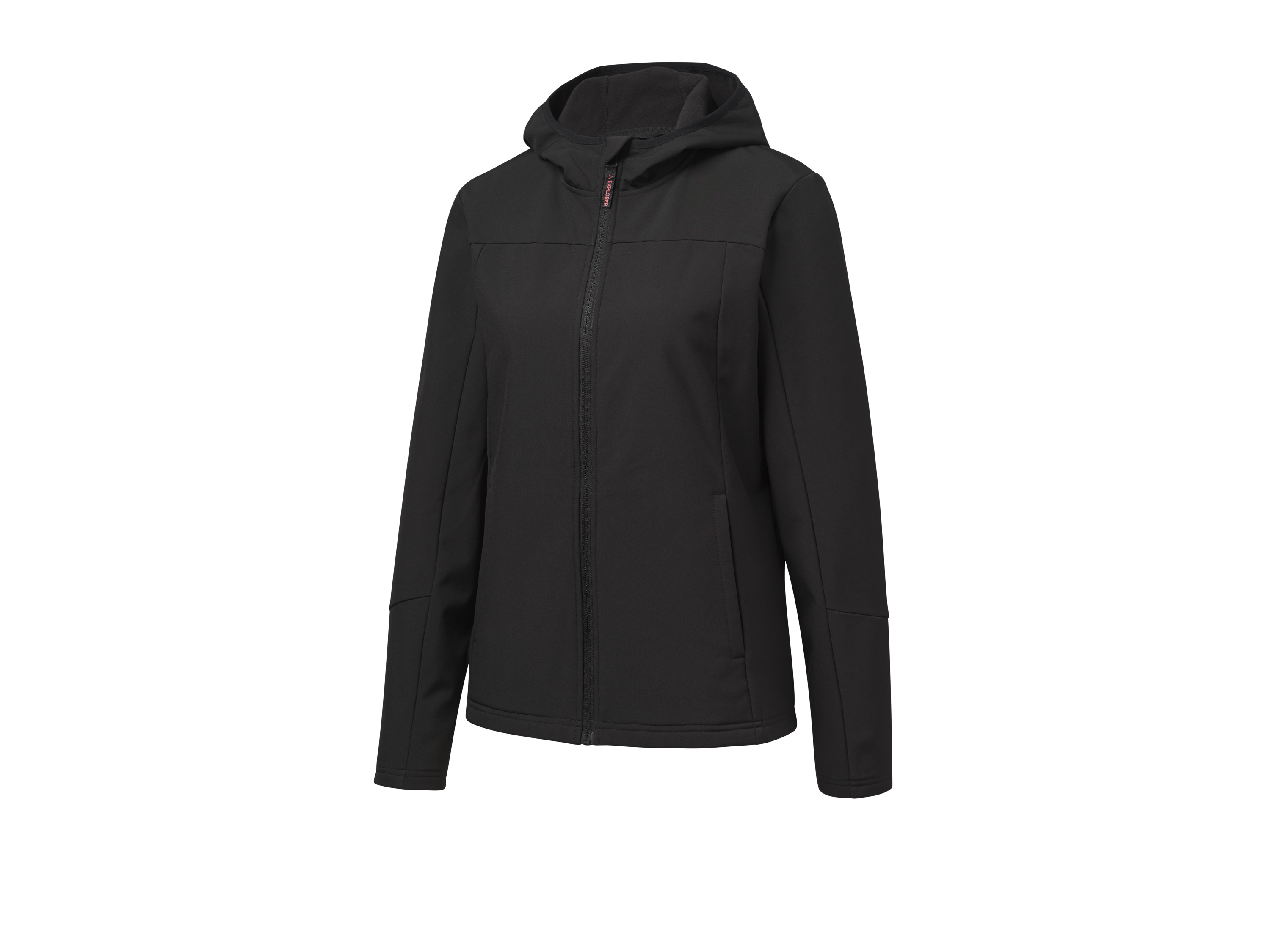 CRIVIT Dames thermo softshelljas (M (40/42), Zwart)