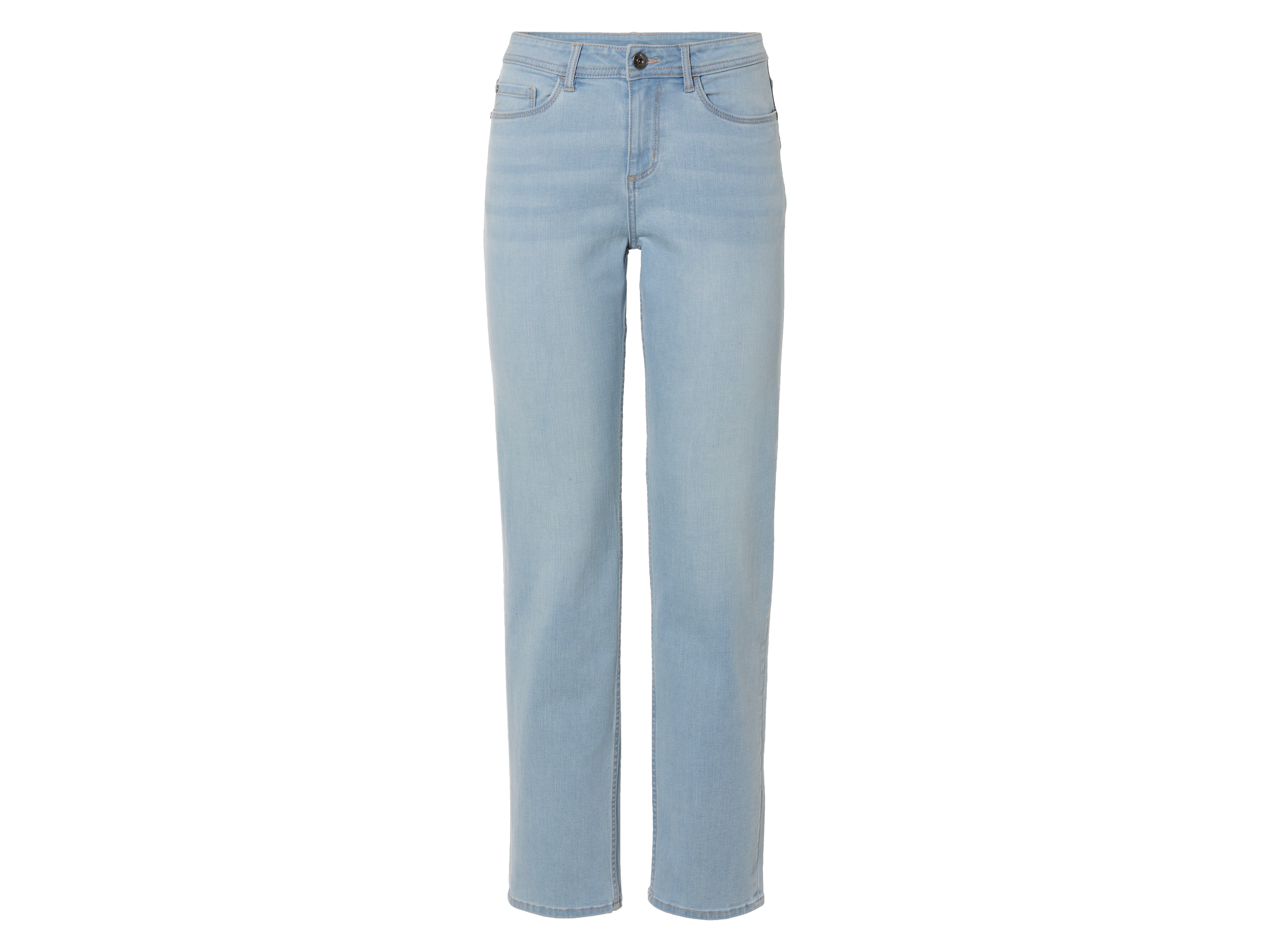 esmara Dames jeans Straight fit (38, Blauw)