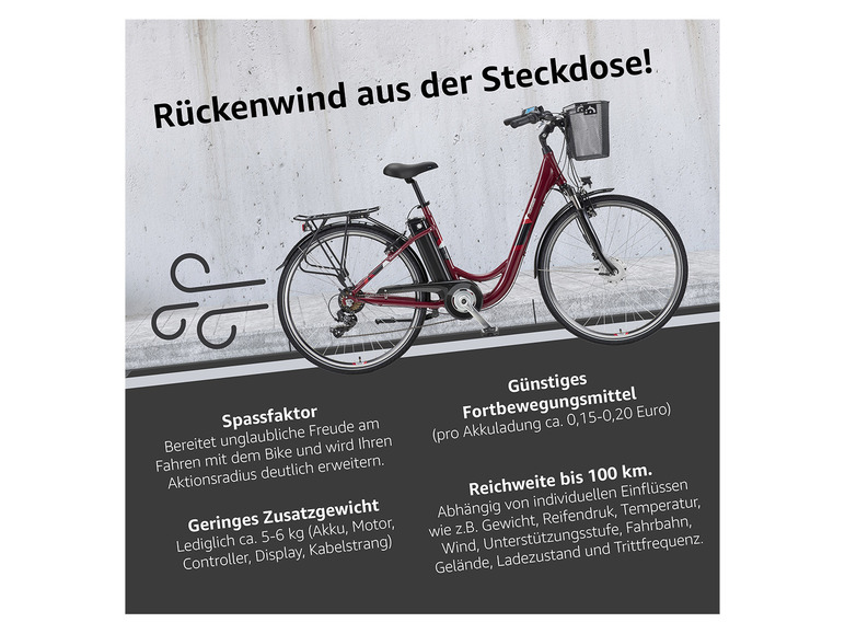 Ga naar volledige schermweergave: TELEFUNKEN E-bike City RC822 multitalent 28" - afbeelding 17