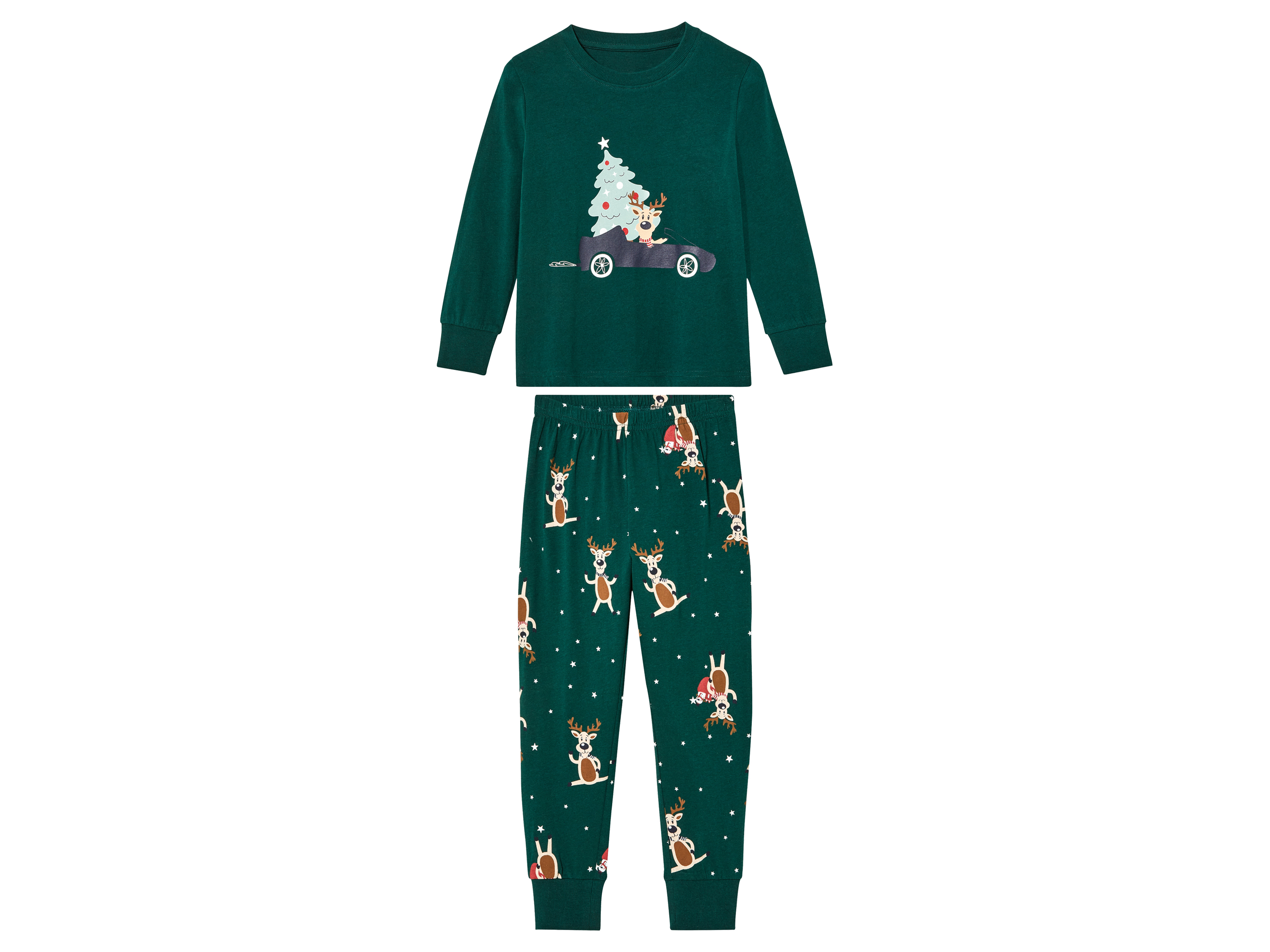 lupilu Kinderkerstpyjama (122/128, Groen)