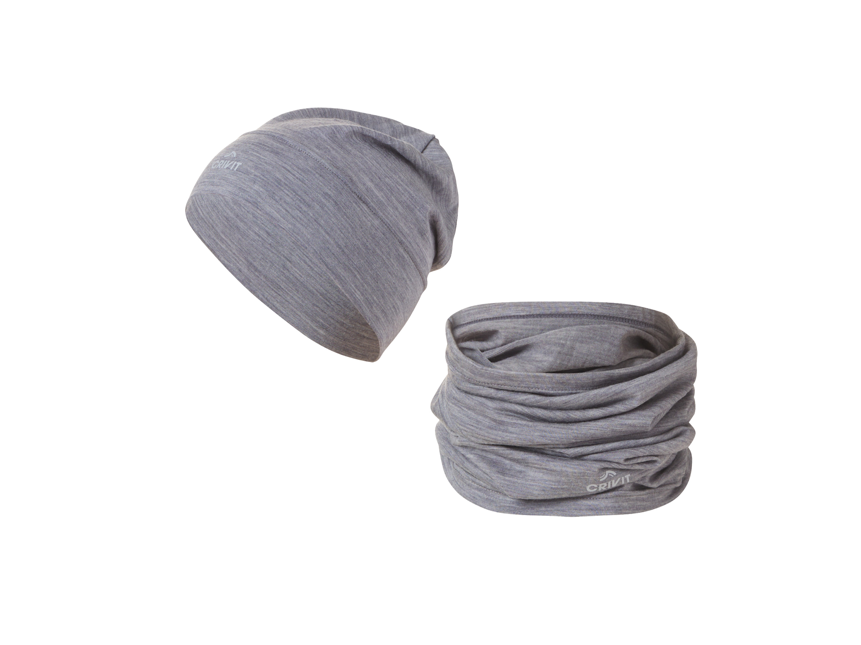 CRIVIT Multifunctionele doek/ functionele muts (L/XL, Grijs)