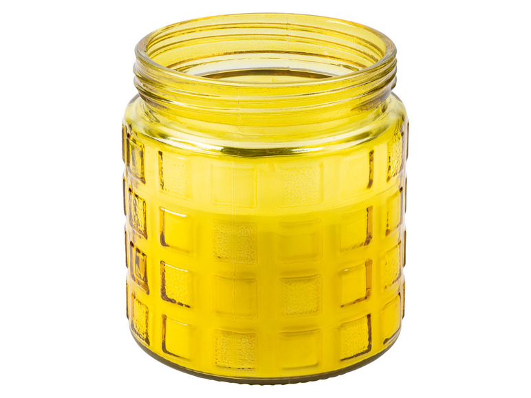 LIVARNO home Citronellakaars, met geur (Citronellakaars in glas geel)