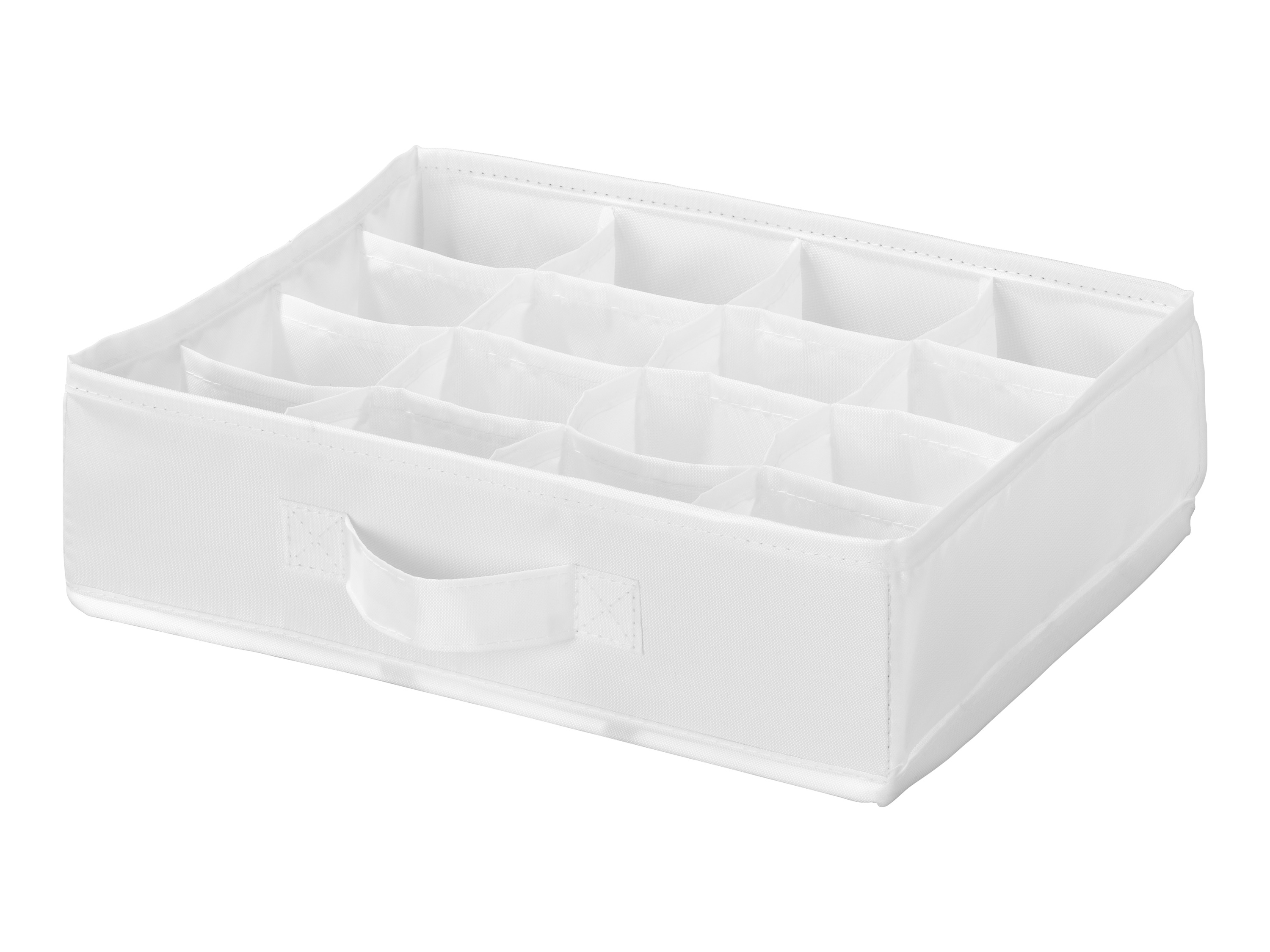 LIVARNO home Opbergboxen / organizer, wit (Organizer met handvat 16 vakken)