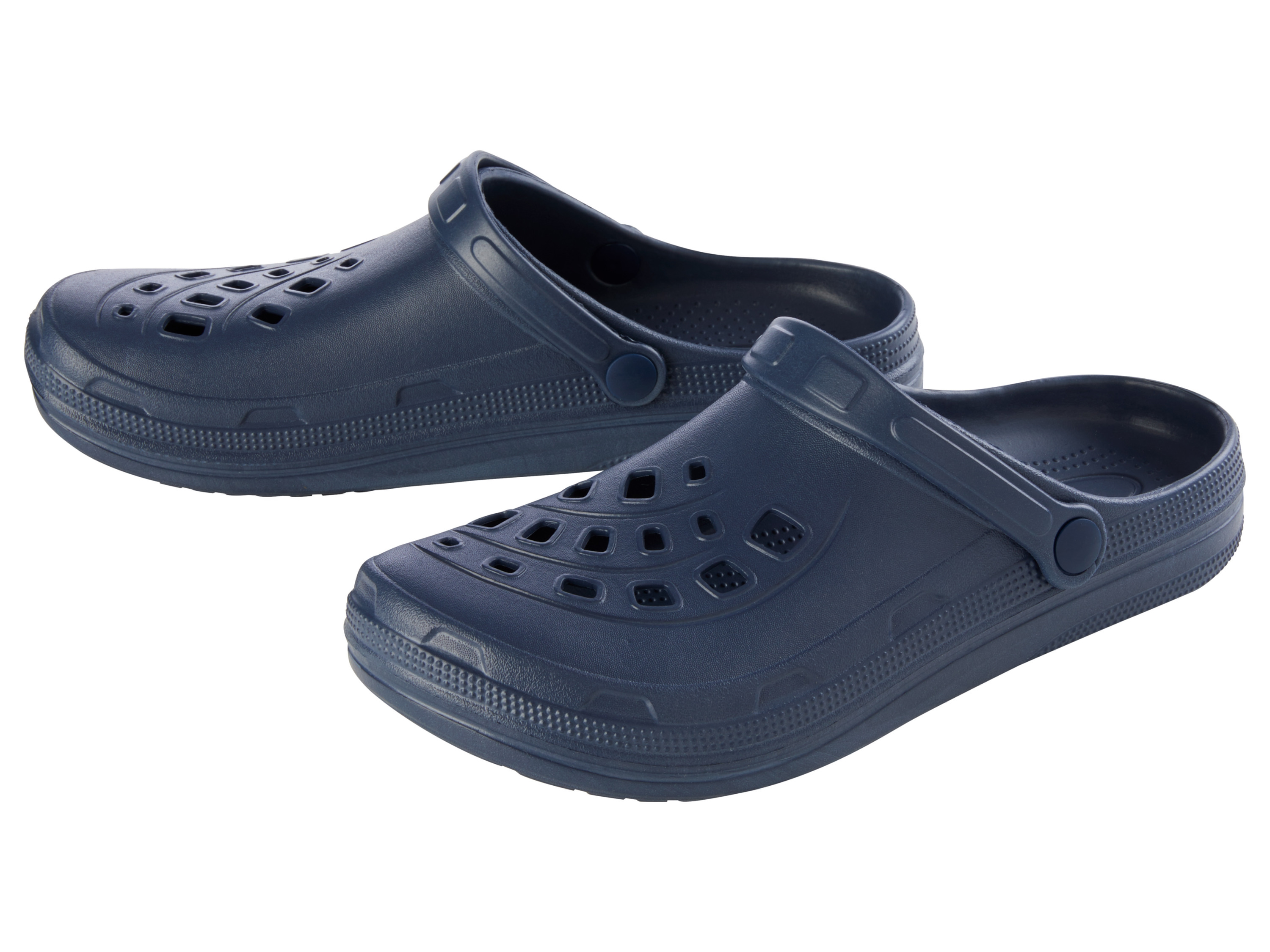 LIVERGY Heren clogs (42/43, Marineblauw)