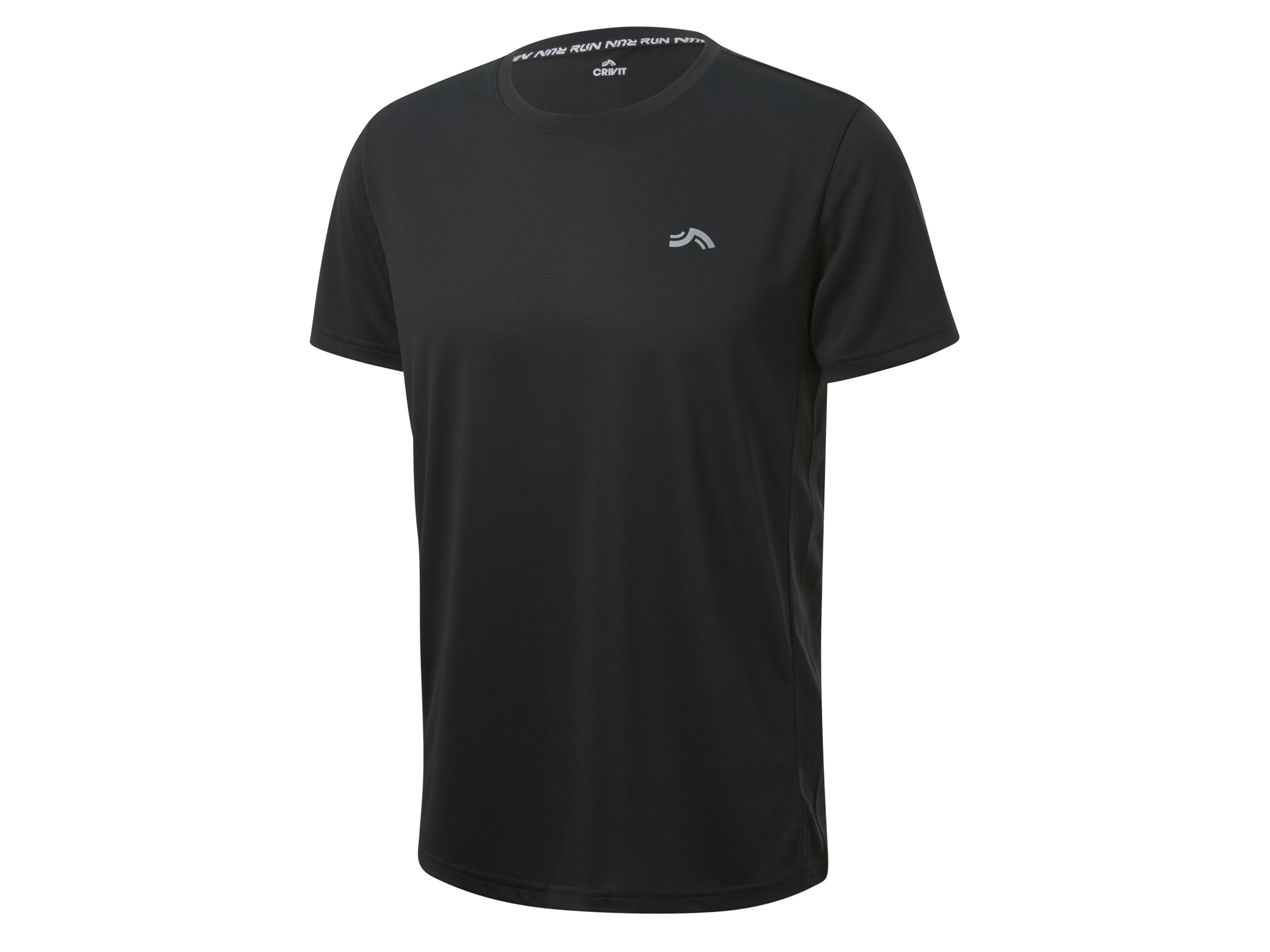 CRIVIT Heren sportshirt (S (44/46), Zwart)