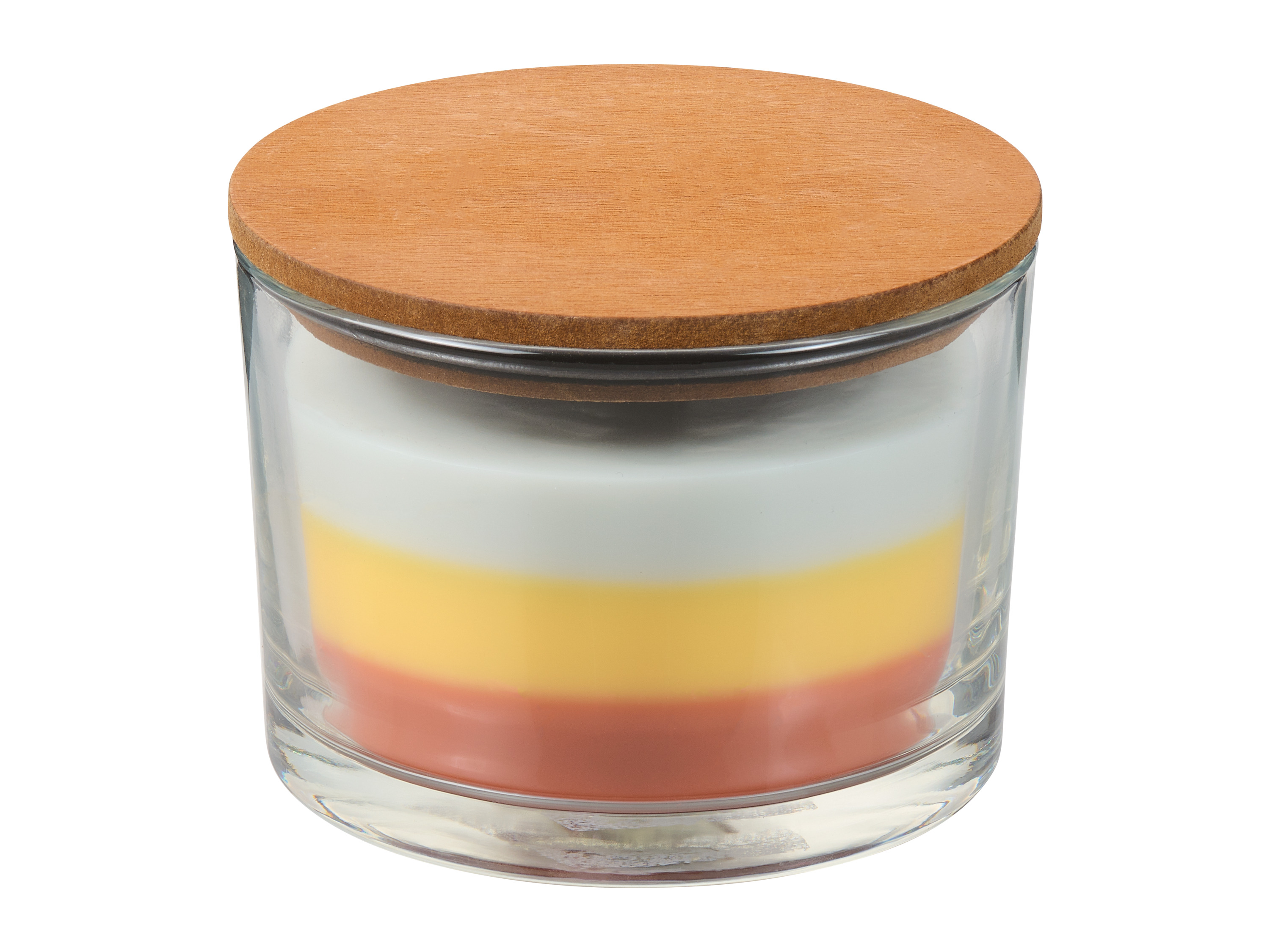 LIVARNO home Kaars met houten lont (Candy Corn)