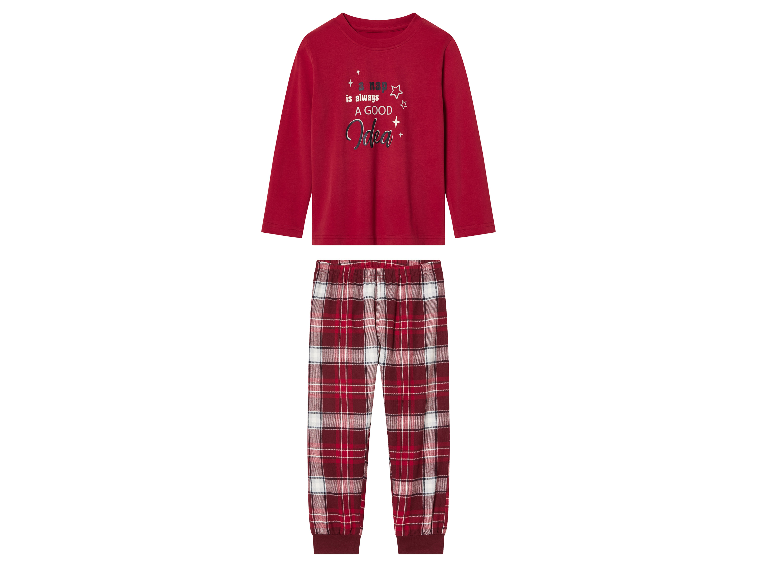 lupilu Kinder pyjama (98/104, Rood)