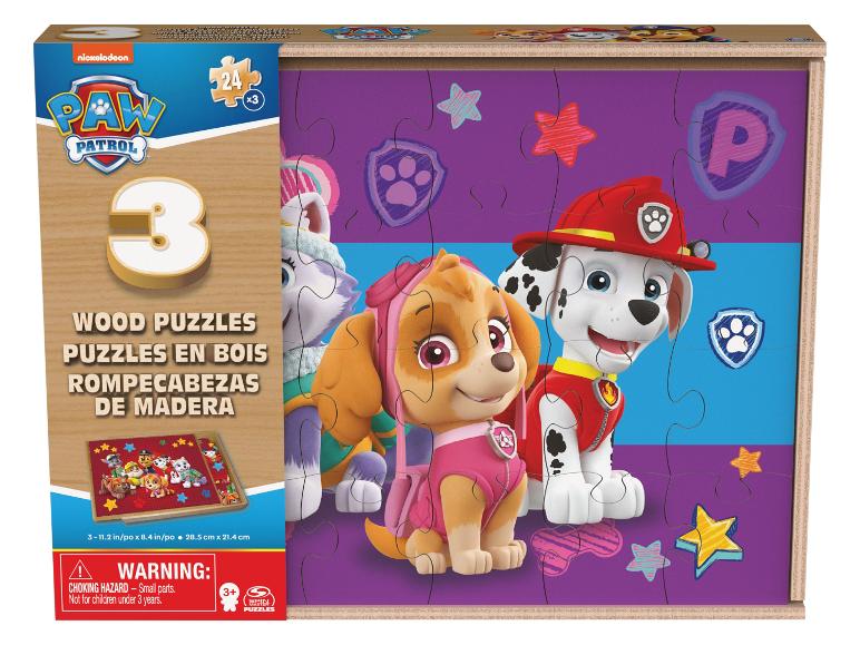 Ga naar volledige schermweergave: Spinmaster 3-in-1 houten puzzel voor kinderen - afbeelding 5