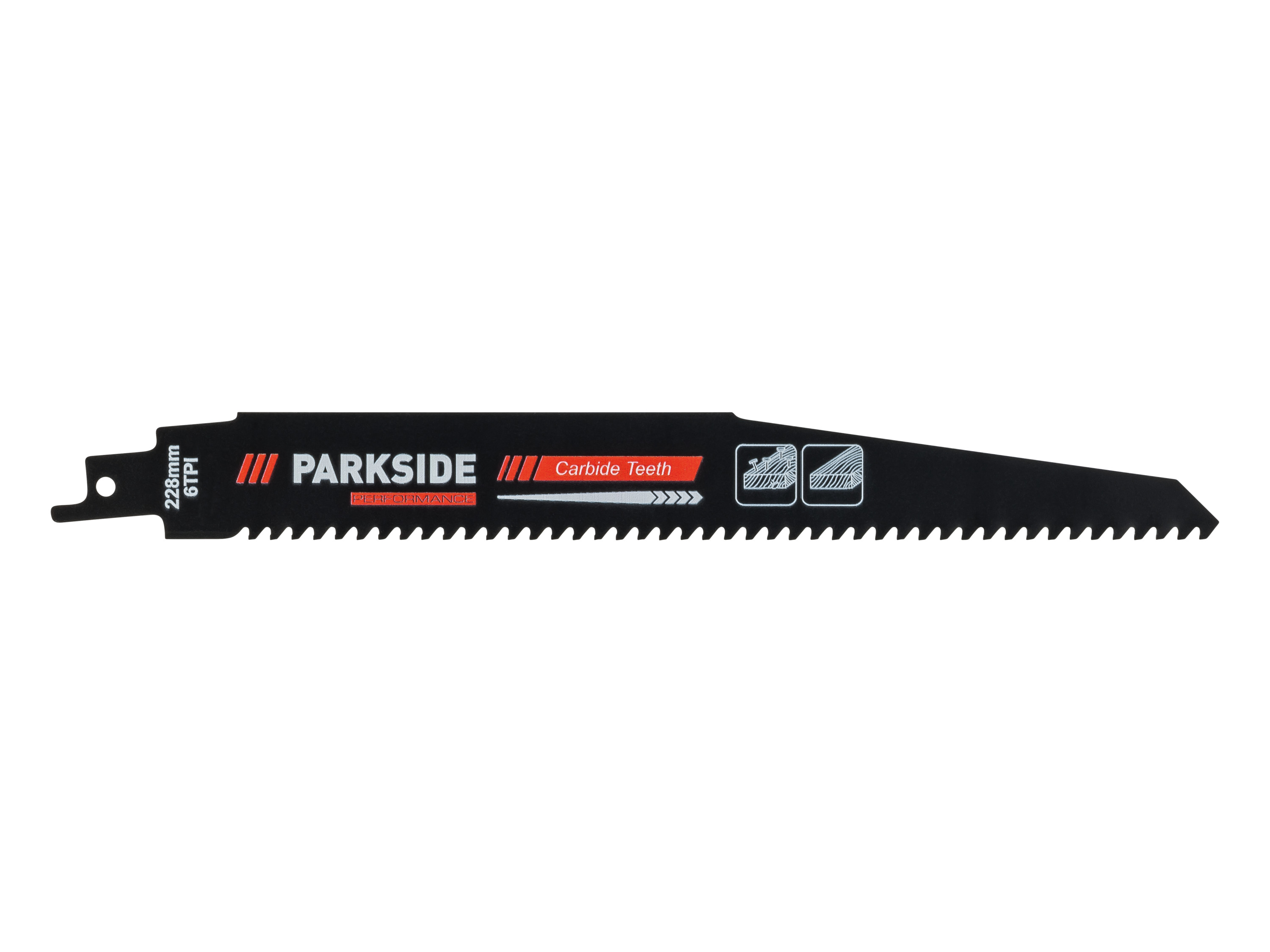 PARKSIDE PERFORMANCE Reciprozaagblad (228 mm voor hout met spijkers)