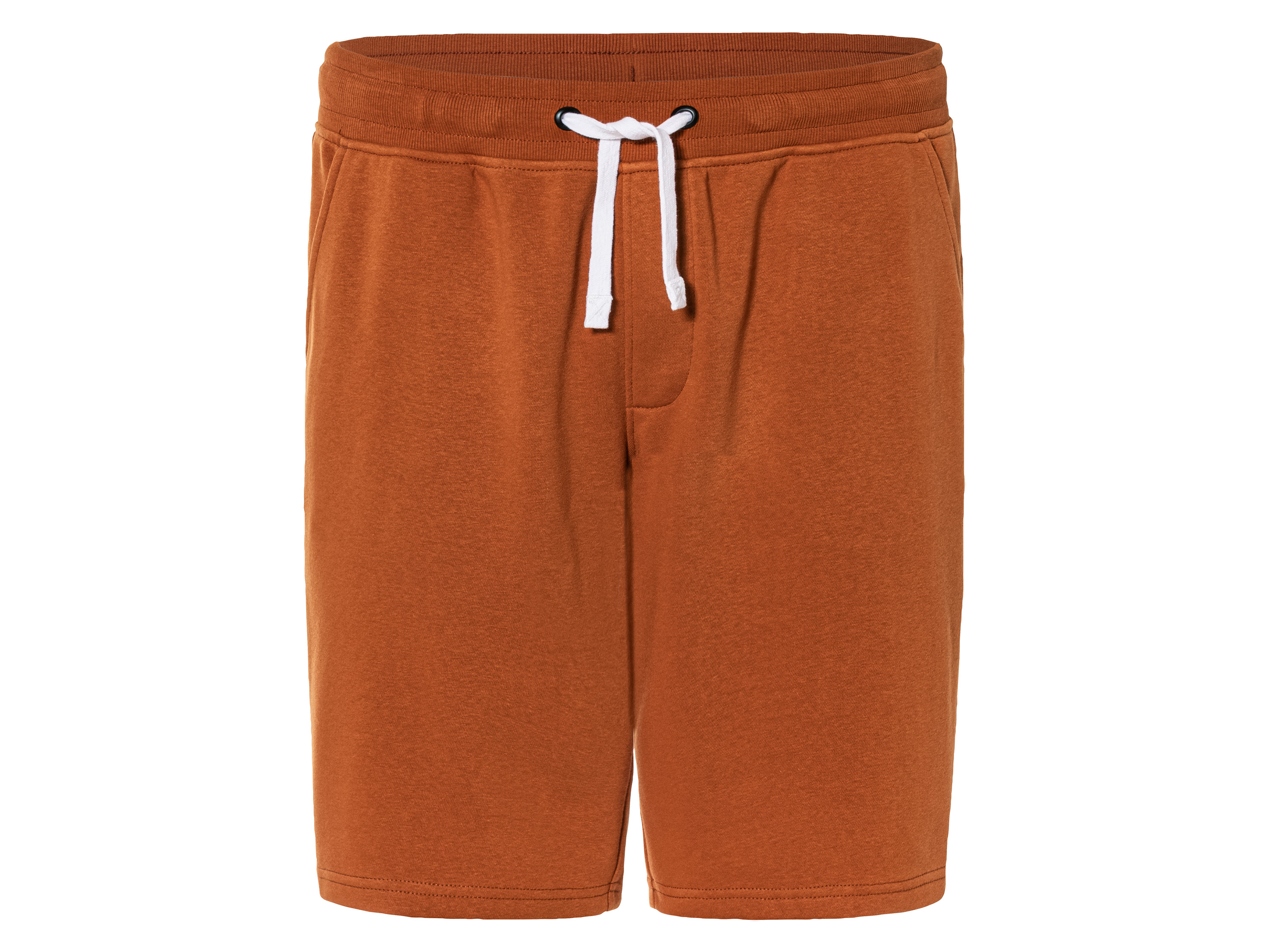 Heren sweatbermuda (XL (56-58), Oranje)