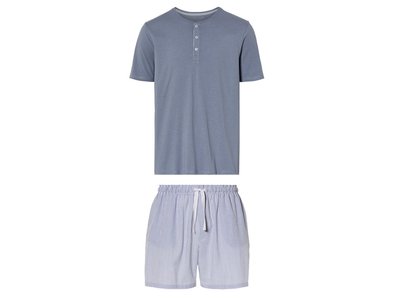 Ga naar volledige schermweergave: LIVERGY® Heren pyjama met short - afbeelding 2