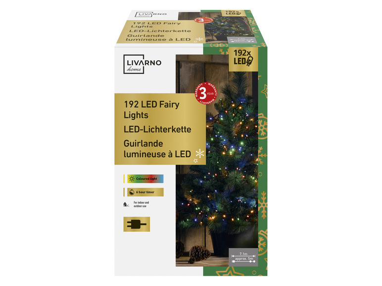 LIVARNO home LED-lichtketting (Bont gekleurd)