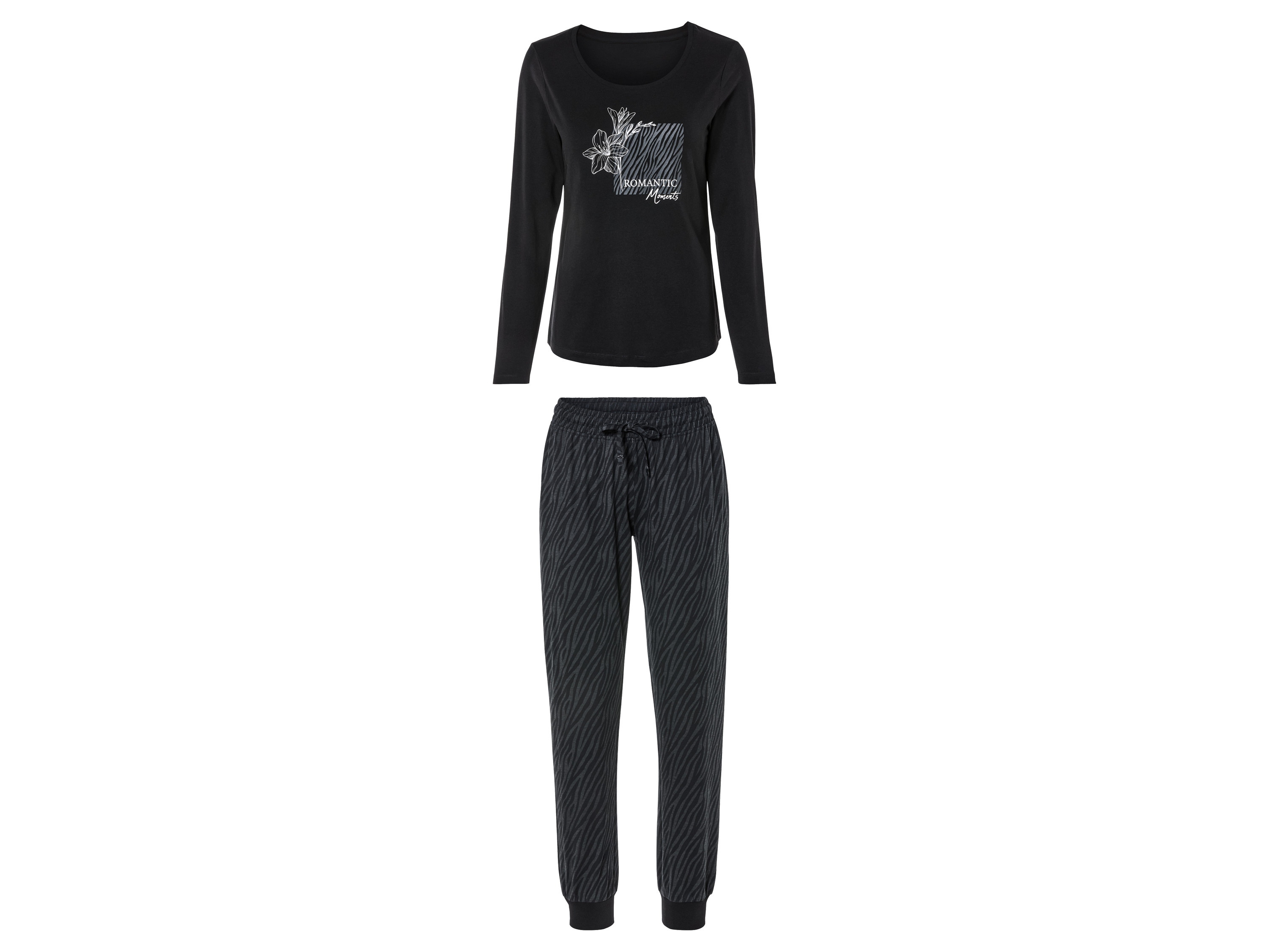 esmara Dames pyjama (M (40/42), Zwart)