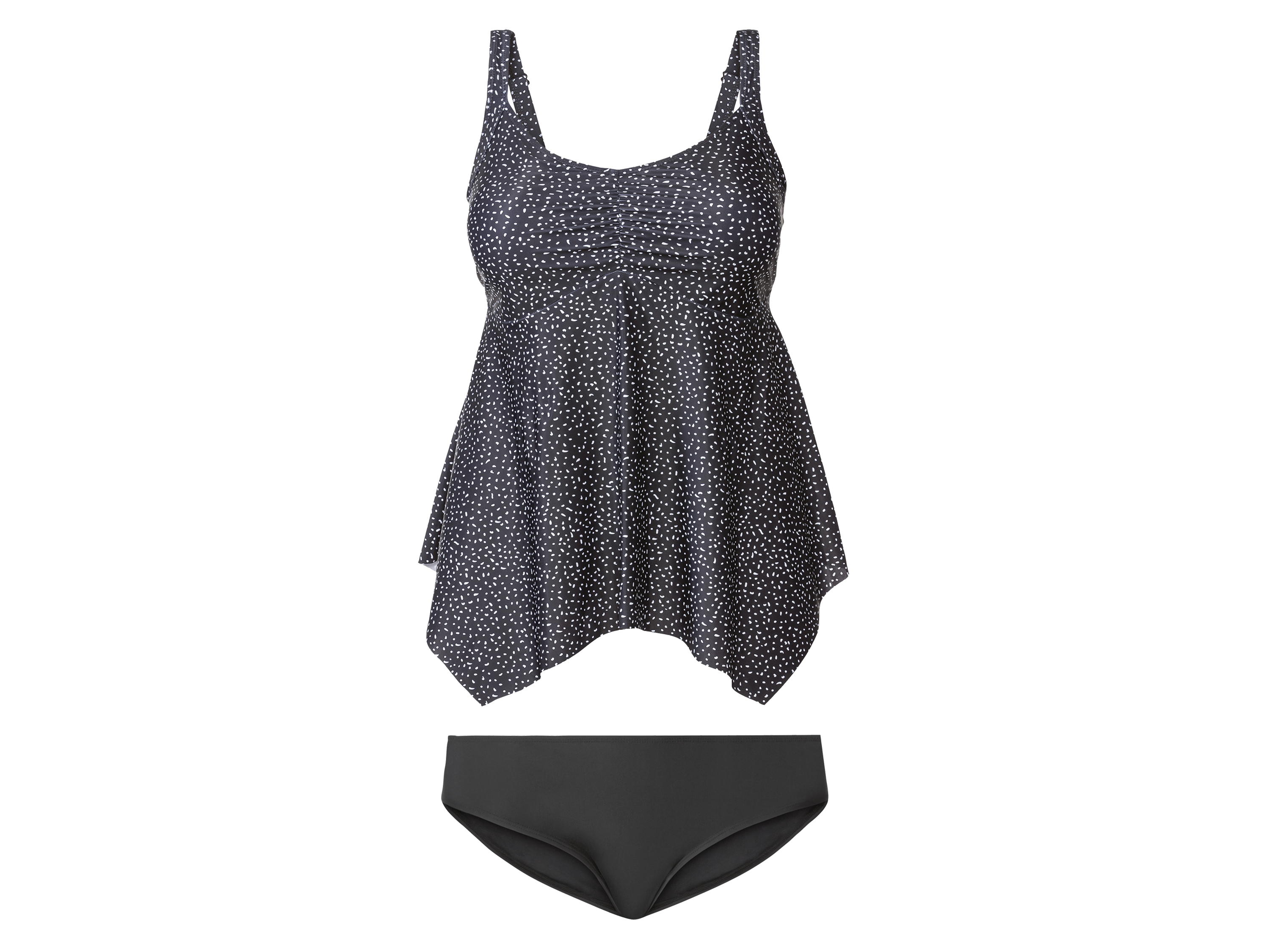 esmara Dames badpak-tankini (48, Zwart, Tankini)