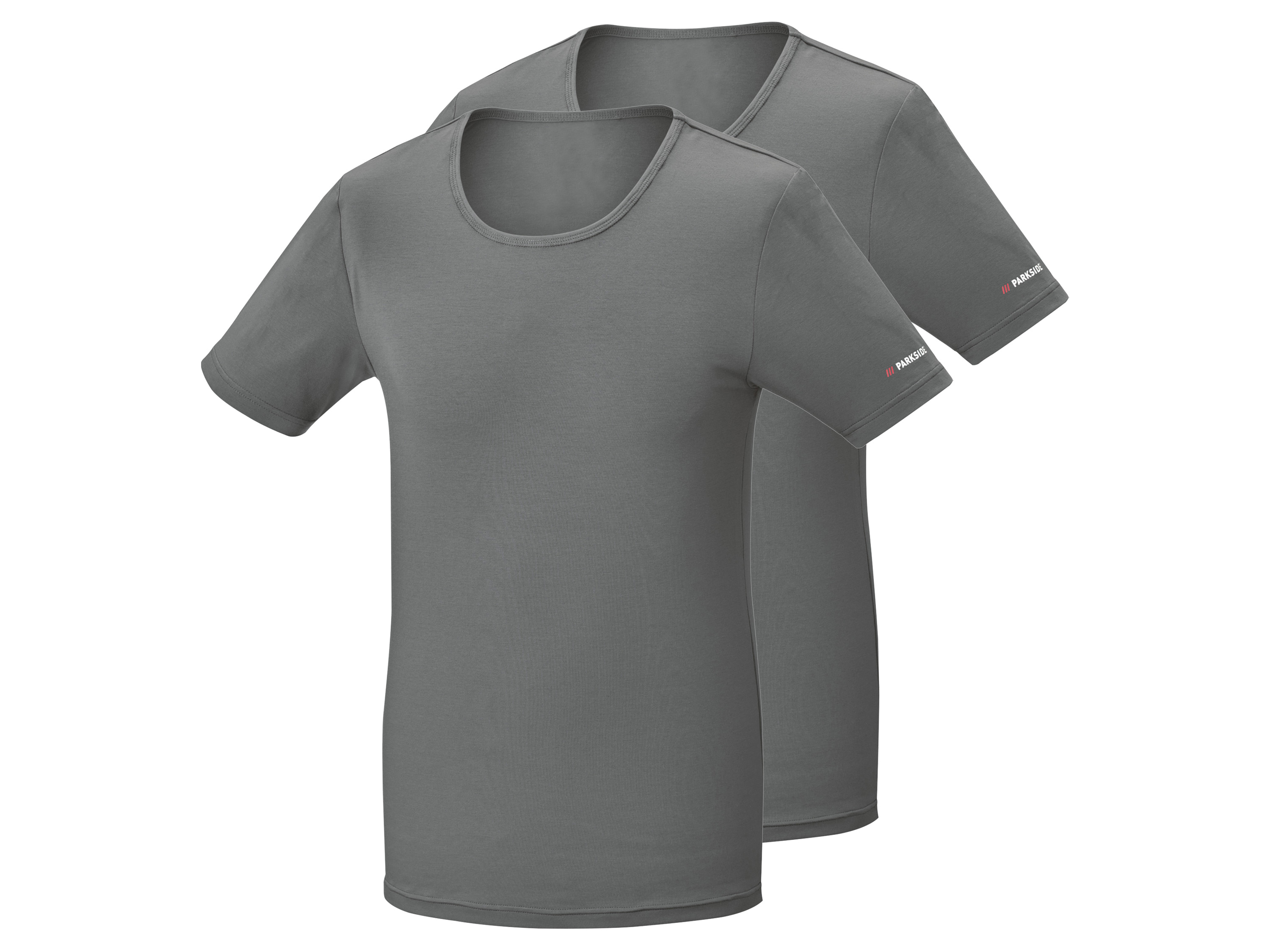 PARKSIDE 2 heren shirts (M, Grijs)