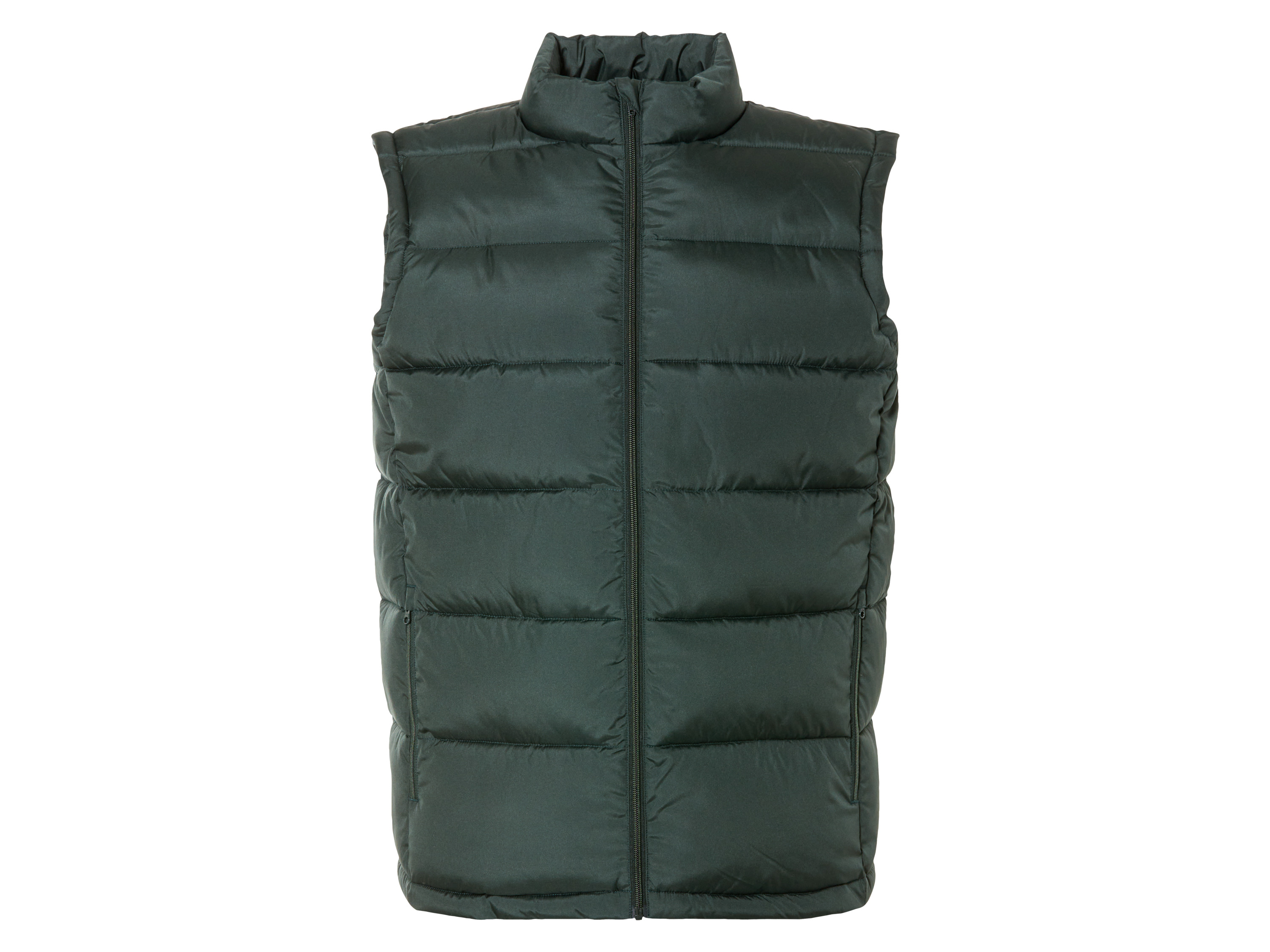 LIVERGY Gewatteerde heren bodywarmer (XXXL, Groen)