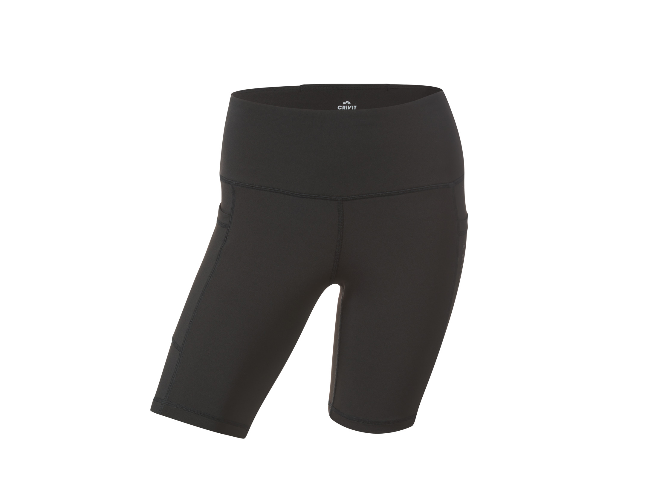 CRIVIT Dames fietsshorts (L (44/46), Zwart)