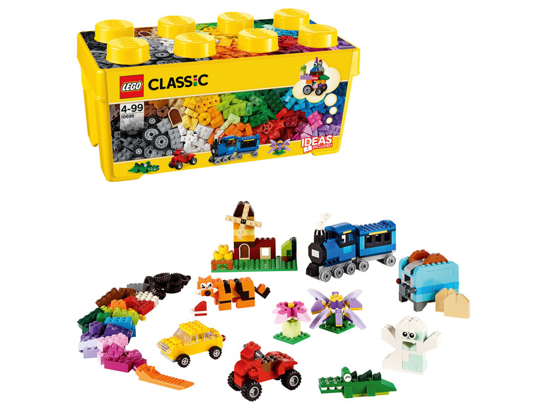 Ga naar volledige schermweergave: LEGO® Classic Creative medium opbergdoos 10696 - afbeelding 4