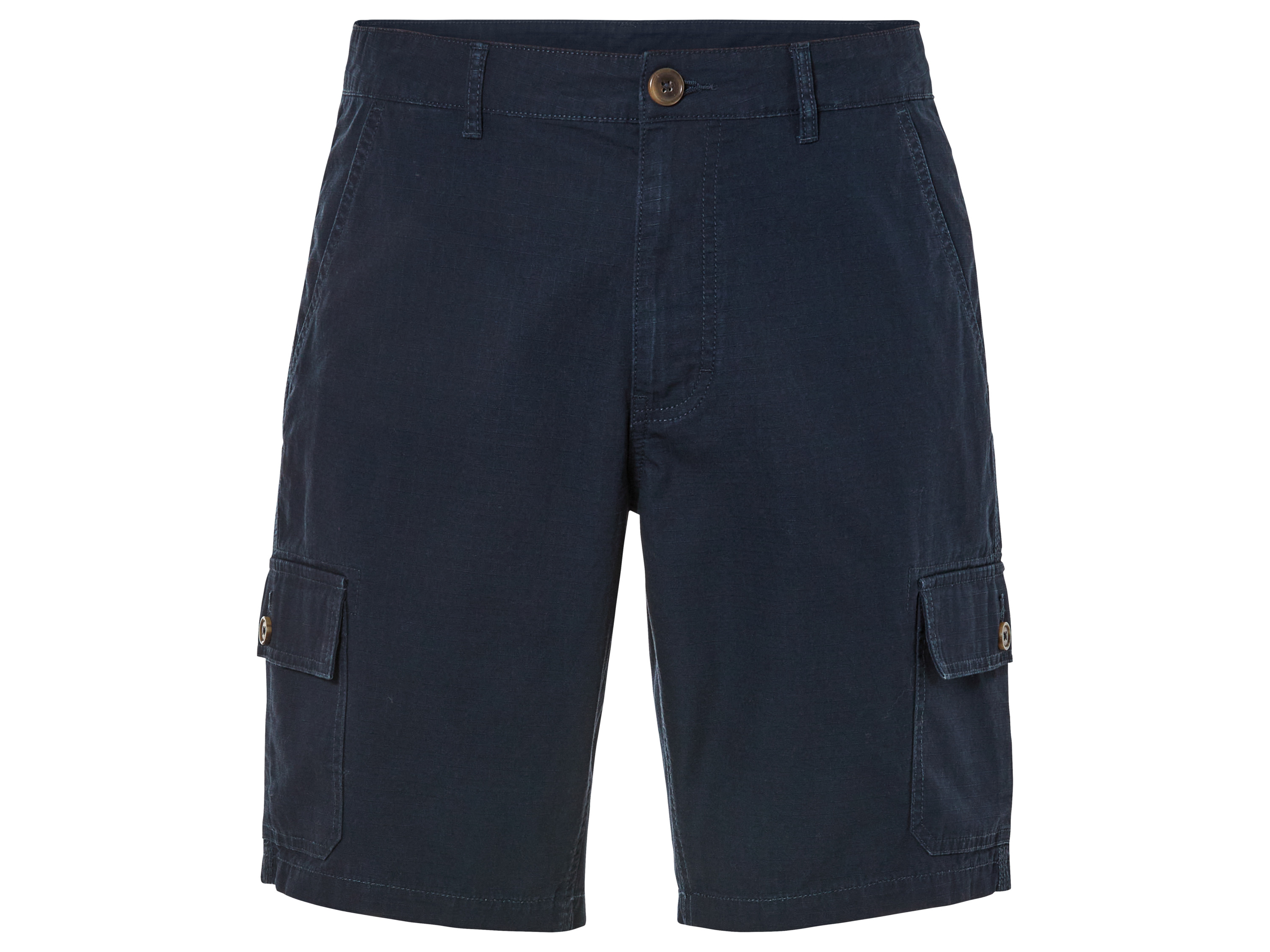 LIVERGY Heren cargo-bermuda (48, Donkerblauw)