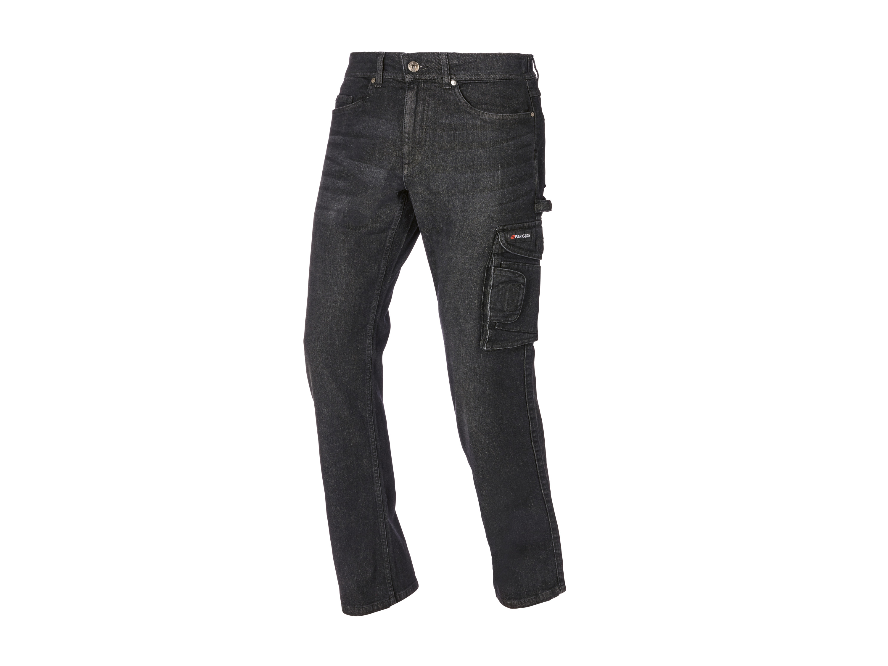 PARKSIDE Heren jeans - straight fit (52 (36/32), Zwart)