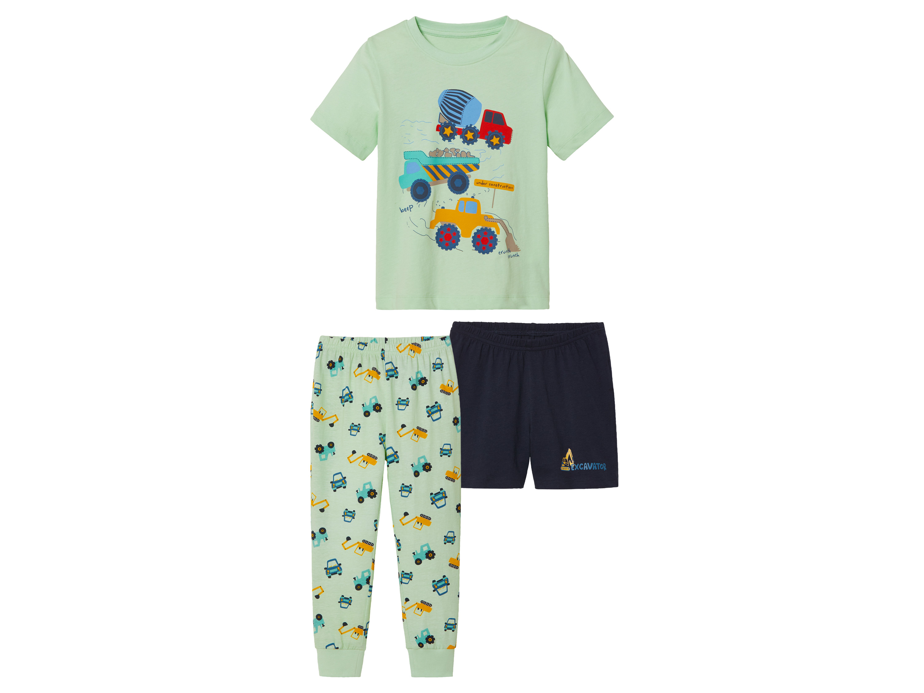 lupilu Peuters pyjama (122/128, Groen/donkerblauw)