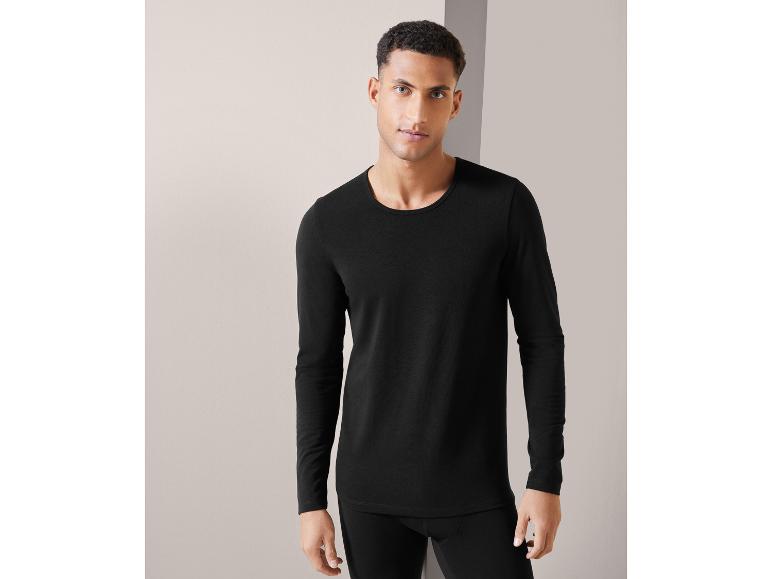 Ga naar volledige schermweergave: LIVERGY® PREMIUM Heren thermoshirt met merinowol - afbeelding 3