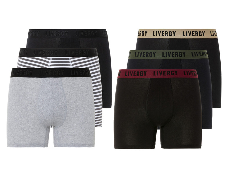 Ga naar volledige schermweergave: LIVERGY® 3 heren boxers - afbeelding 1